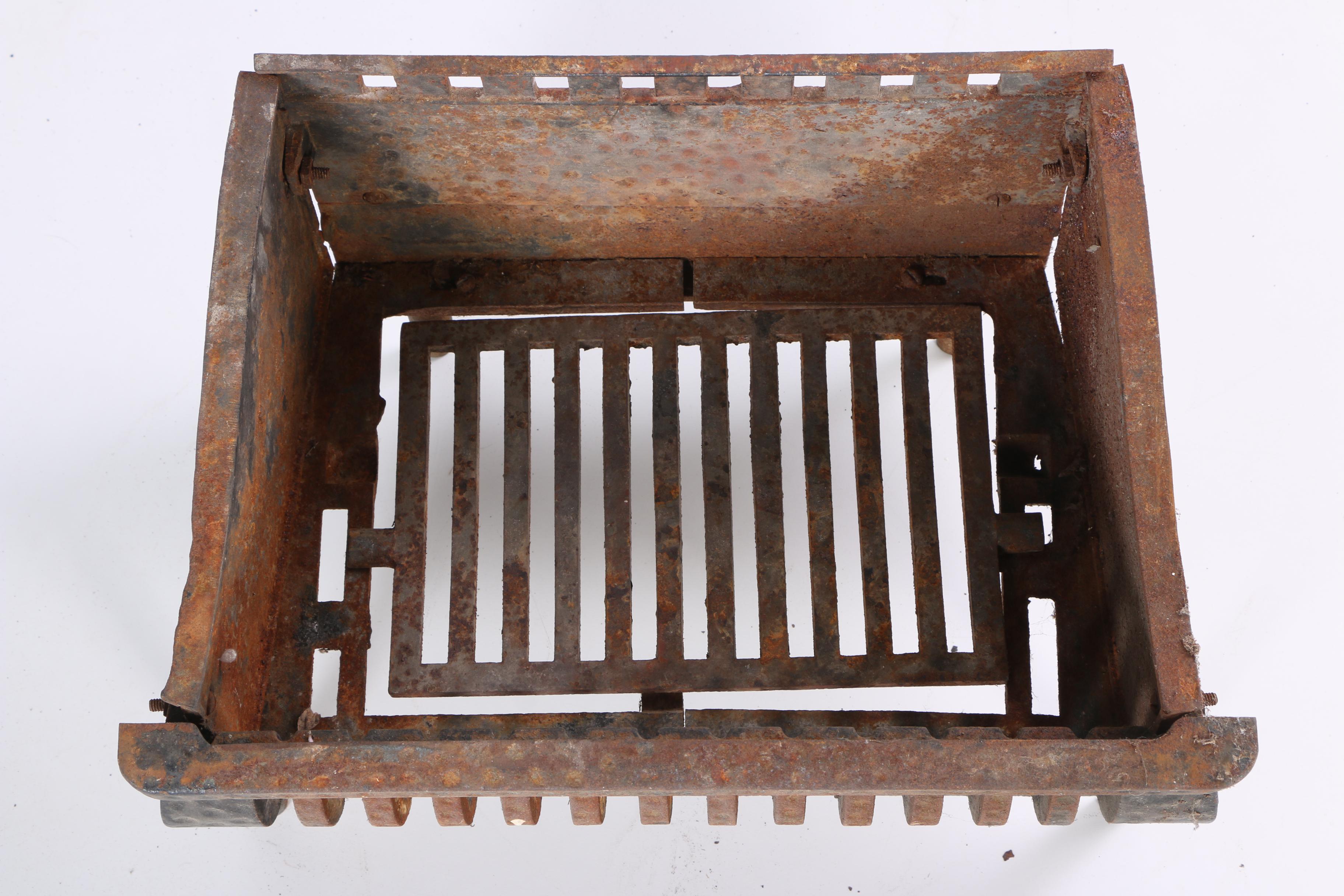 Vintage Cast Iron Hearth Grate