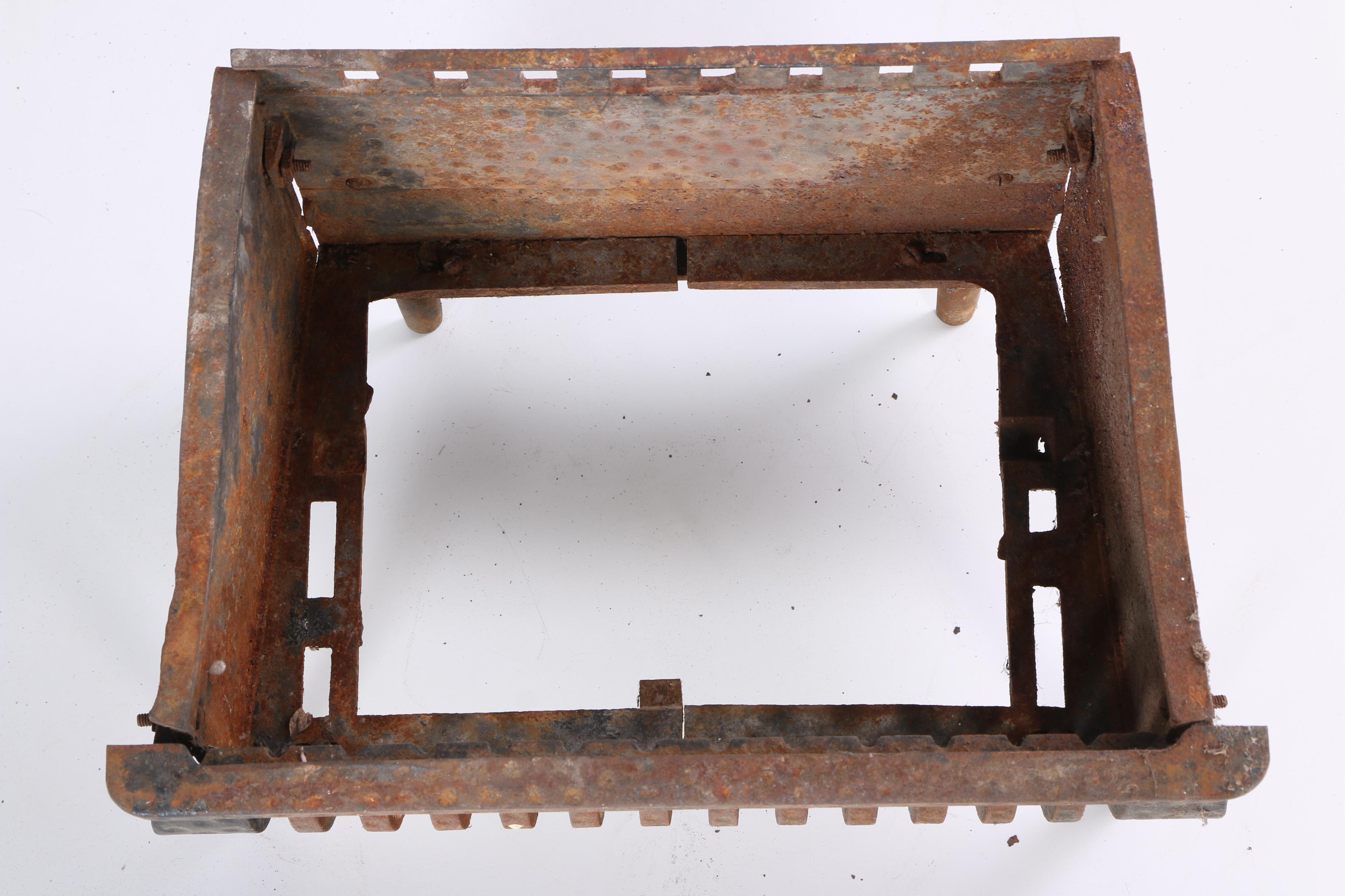 Vintage Cast Iron Hearth Grate