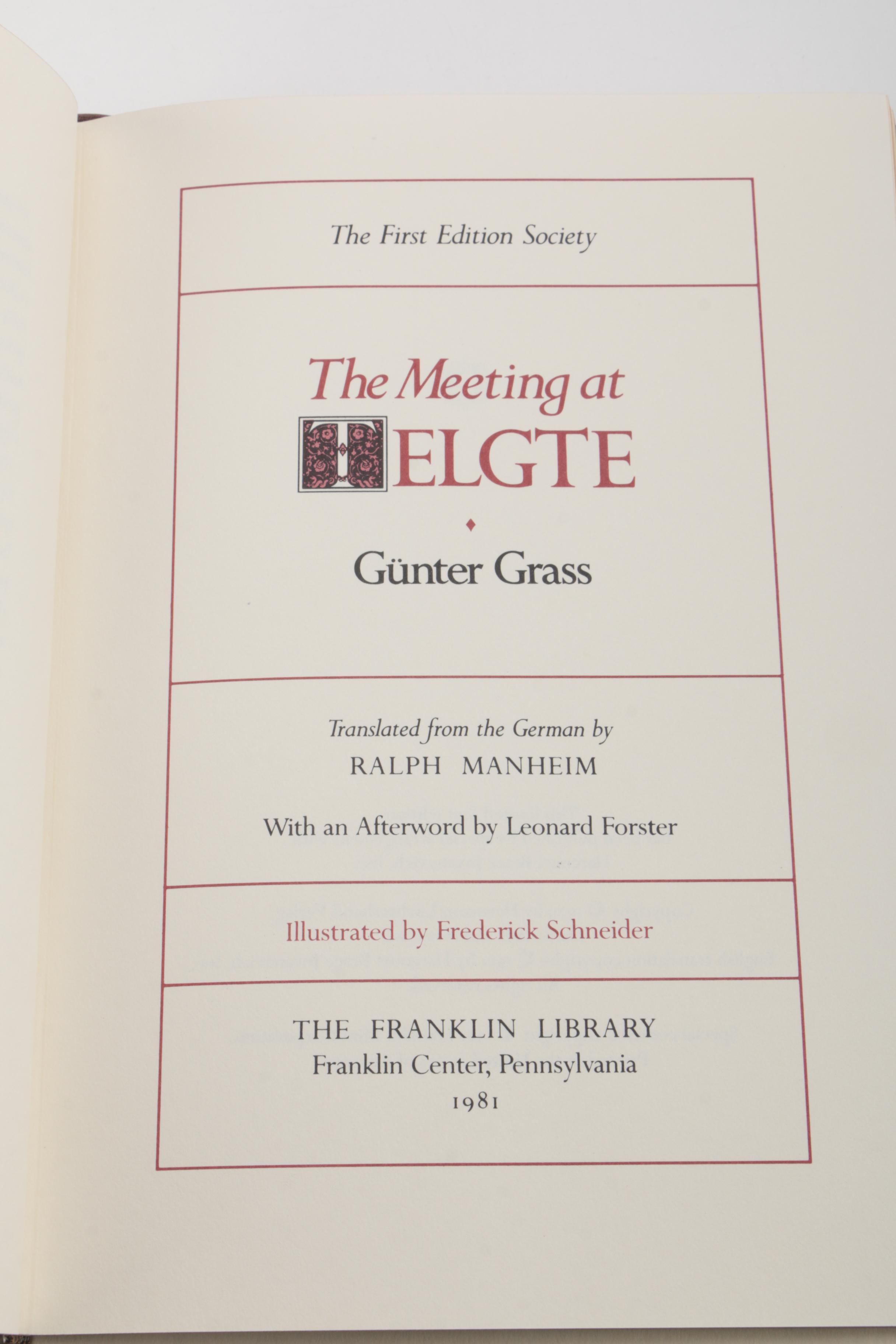 Franklin Library First Editions Including Joyce Carol Oates