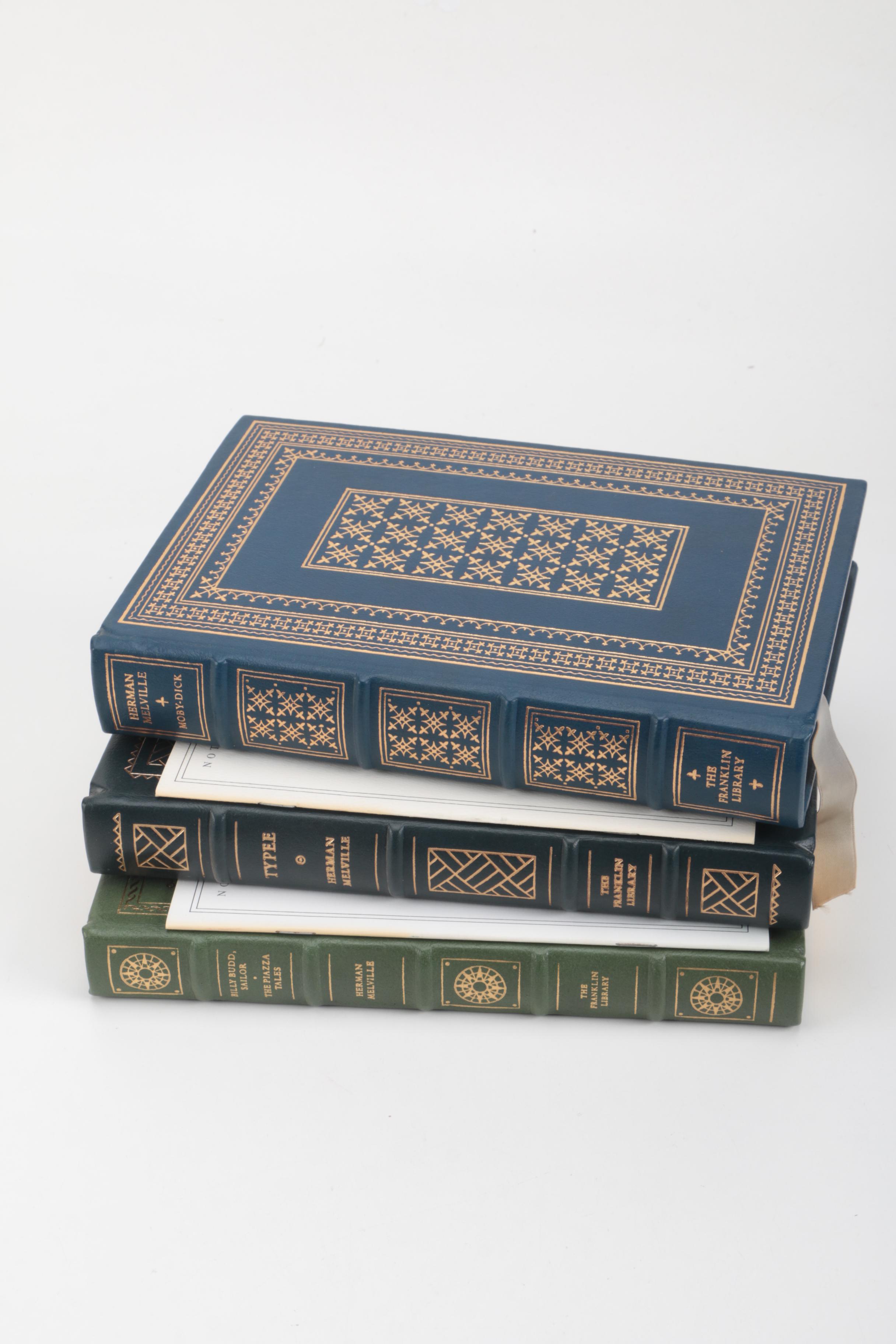 Franklin Library Limited Edition Herman Melville Including "Moby-Dick"