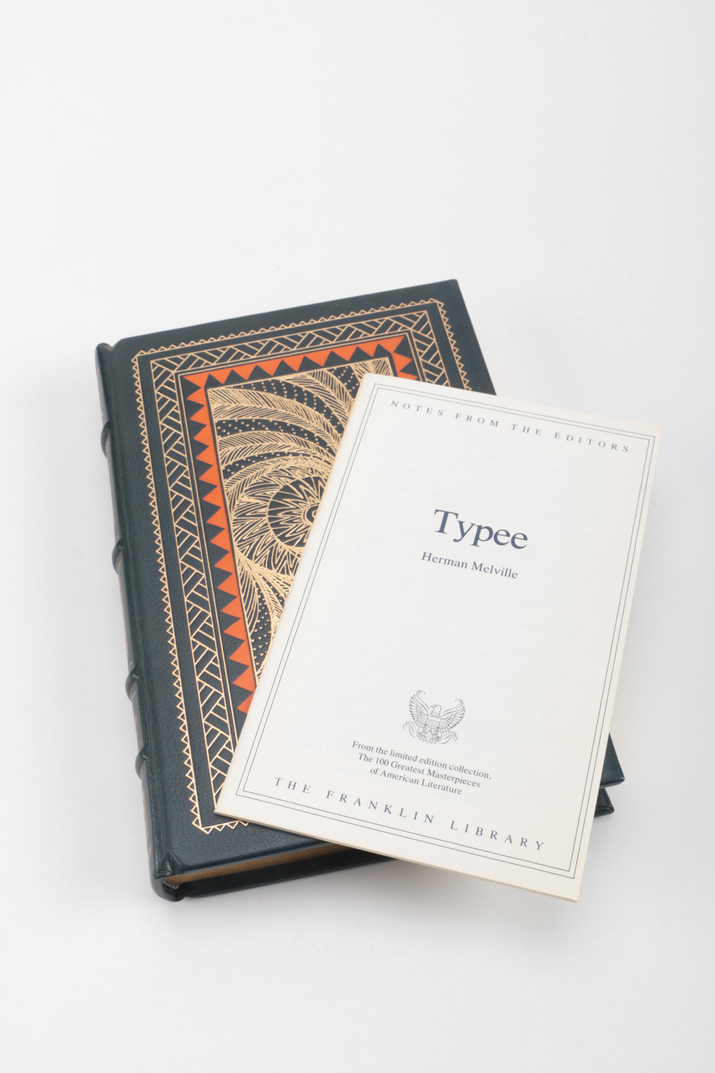 Franklin Library Limited Edition Herman Melville Including "Moby-Dick"