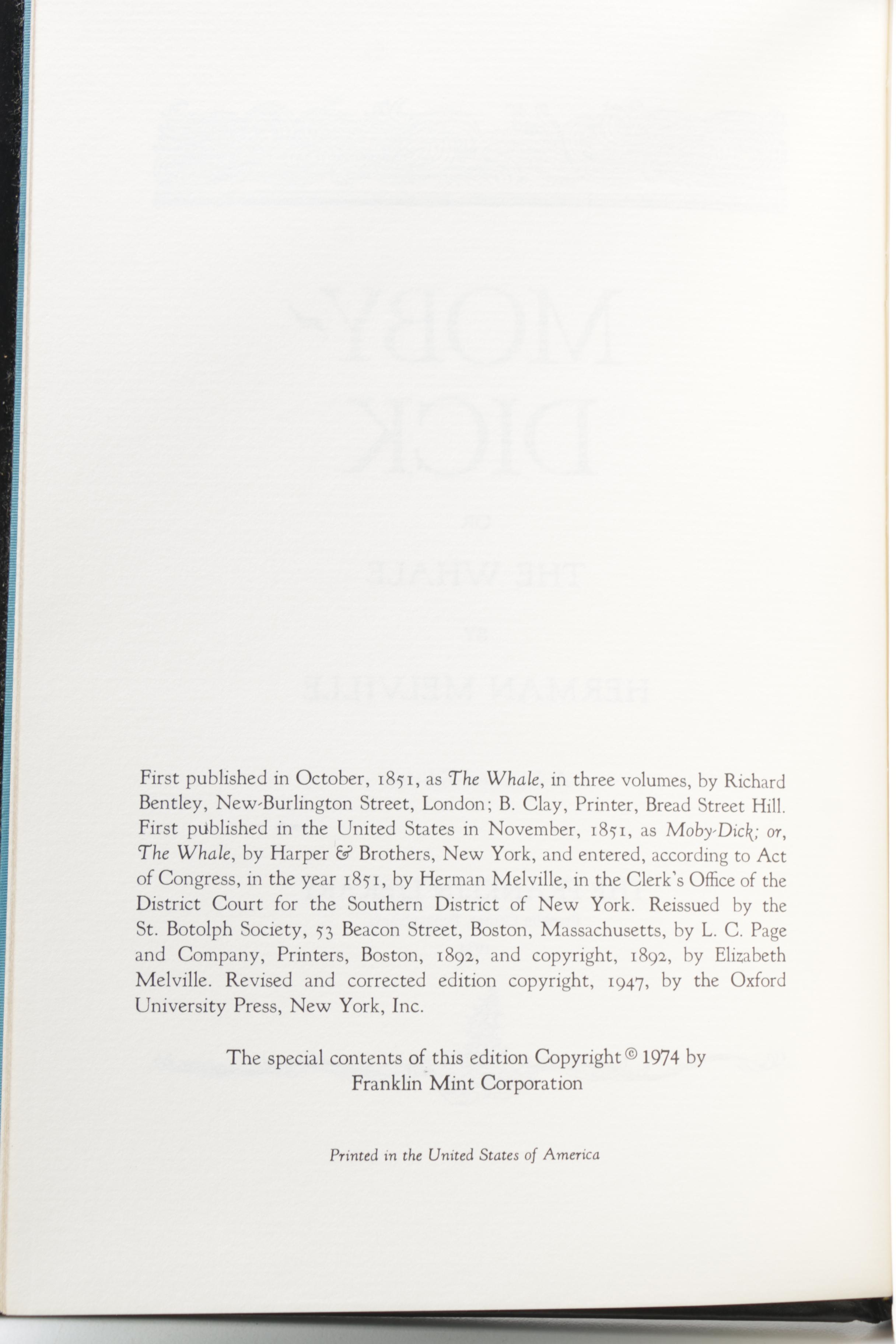 Franklin Library Edition Novels