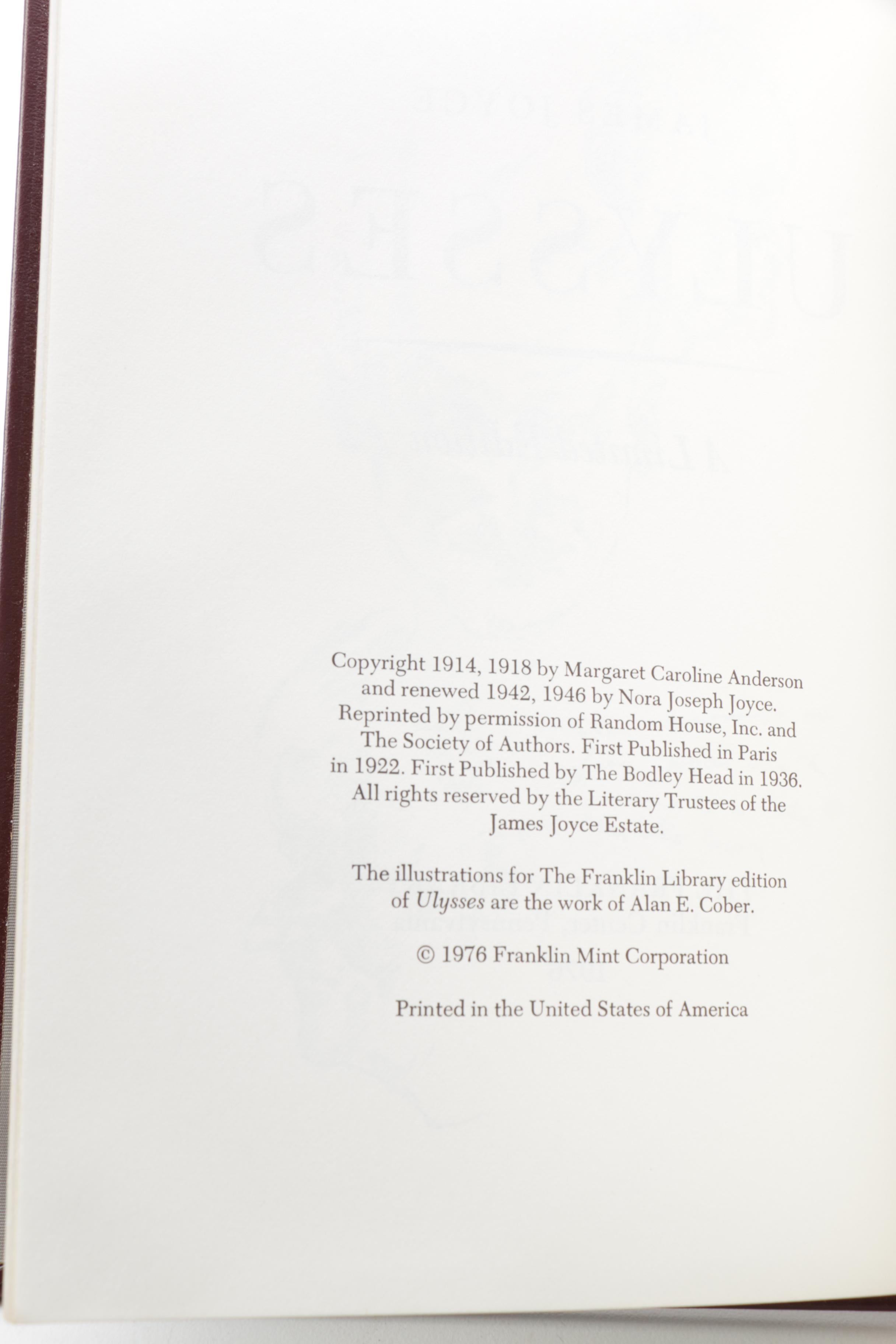 Franklin Library Edition Novels