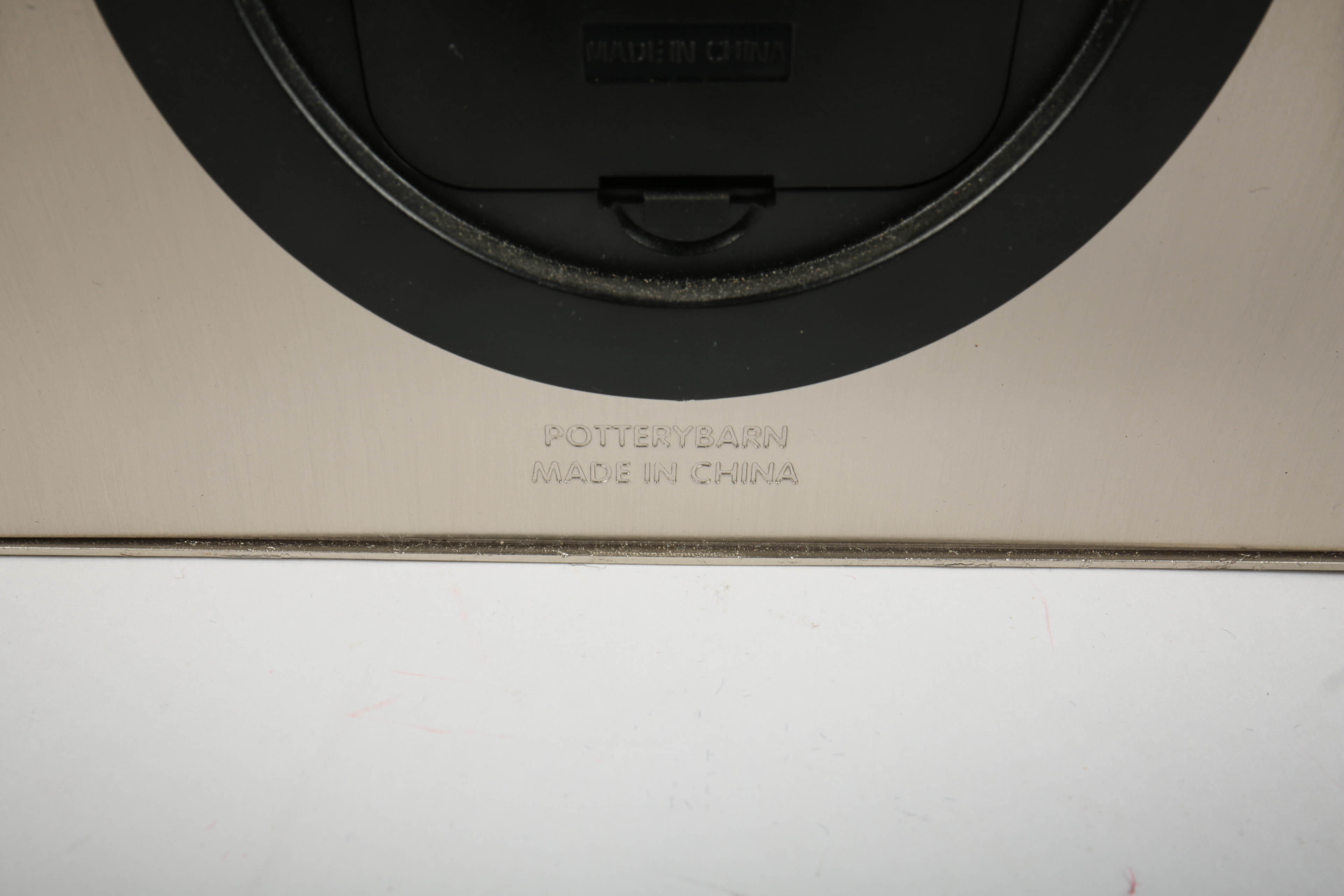 Pottery Barn Office Clock and Metal Desk Lamps