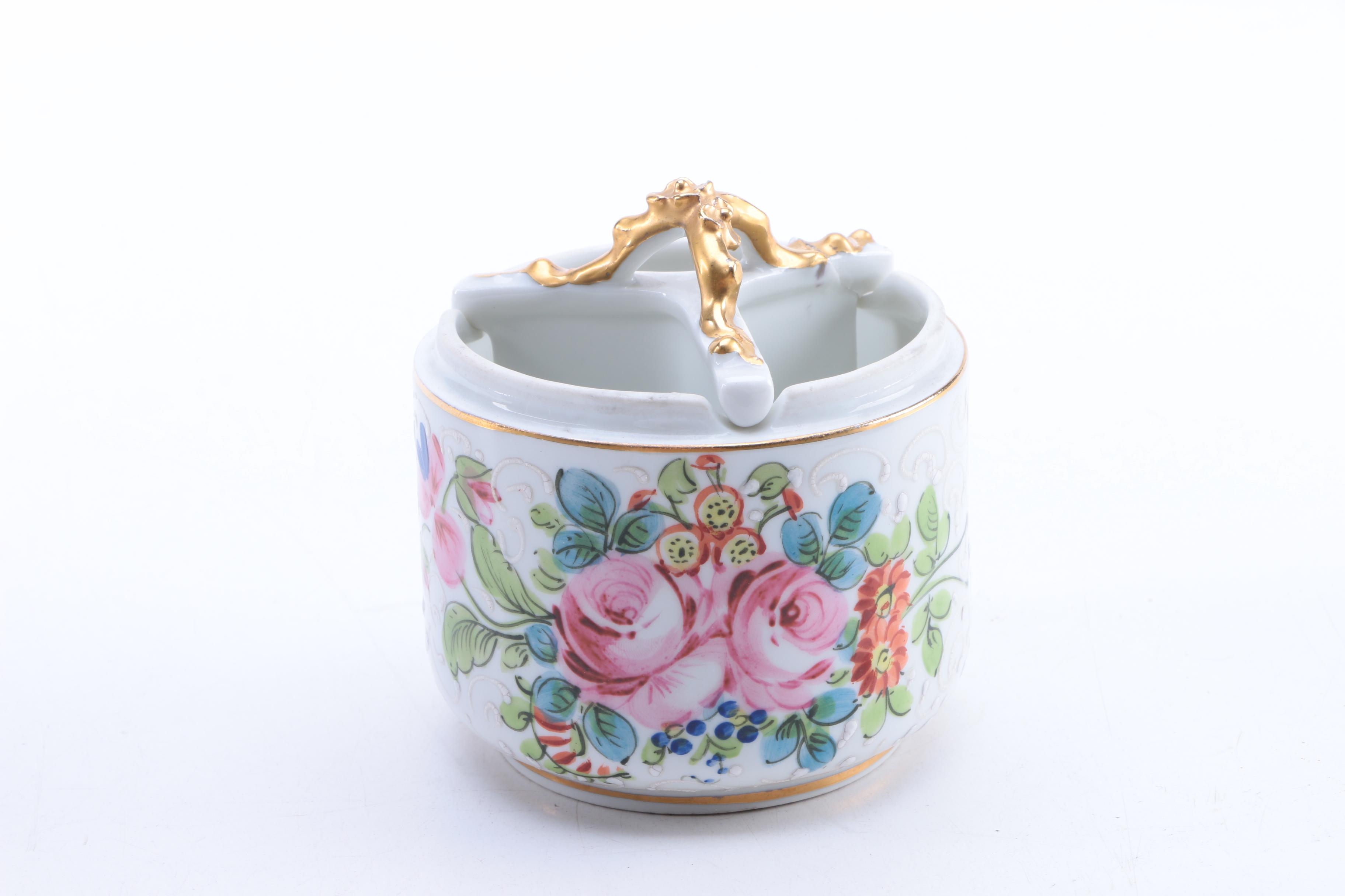 Assortment of Porcelain Vanity Décor