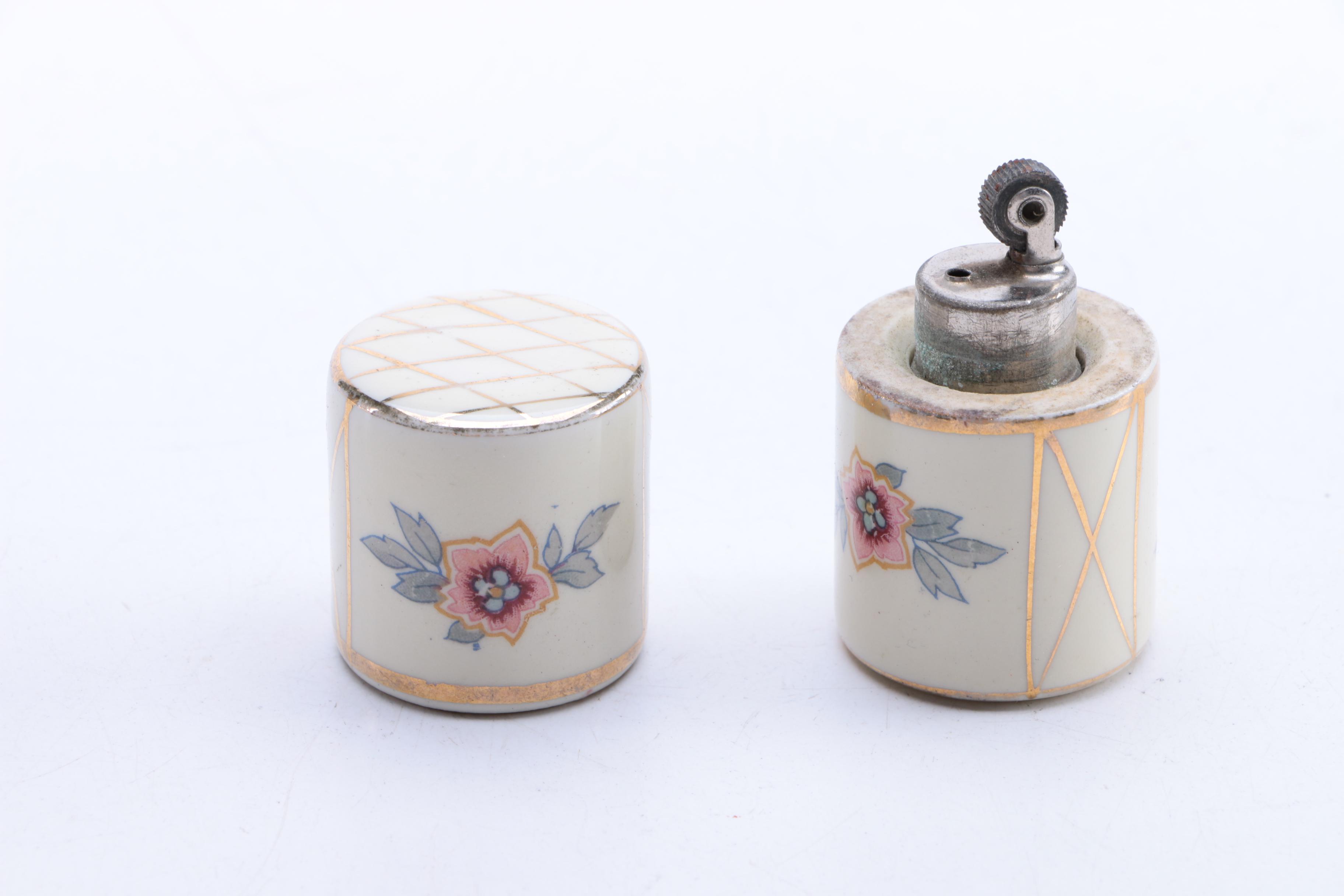 Assortment of Porcelain Vanity Décor