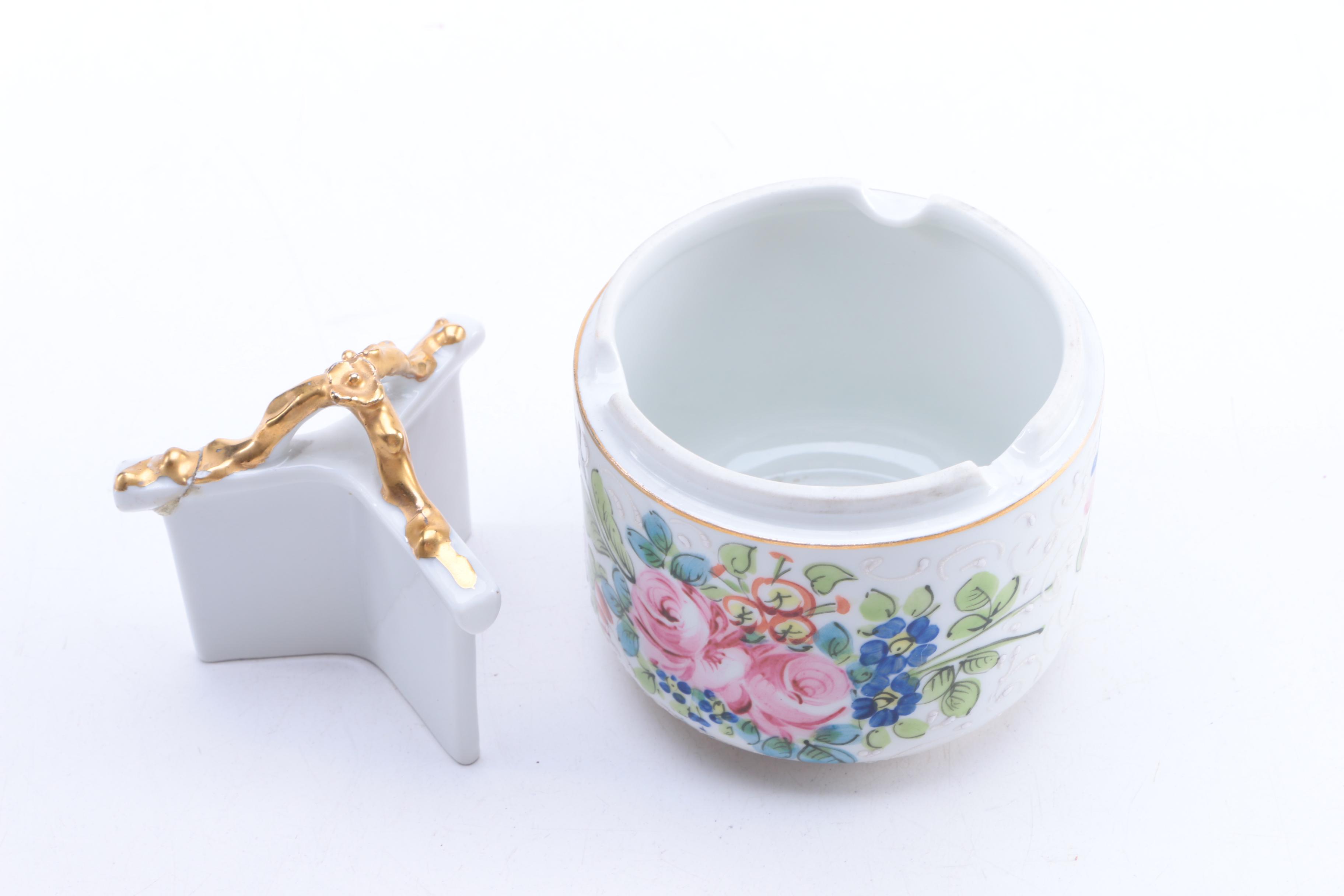 Assortment of Porcelain Vanity Décor