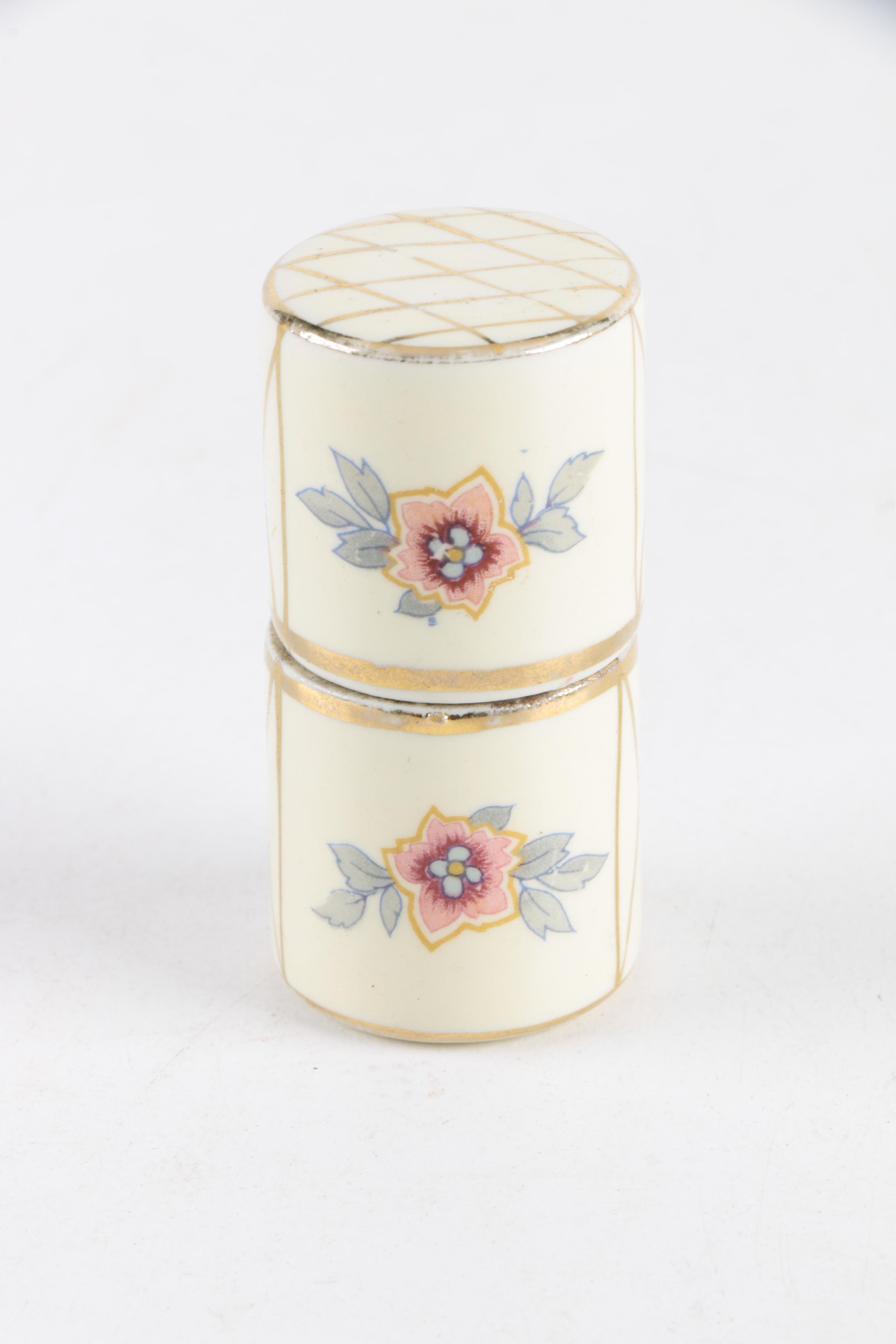 Assortment of Porcelain Vanity Décor