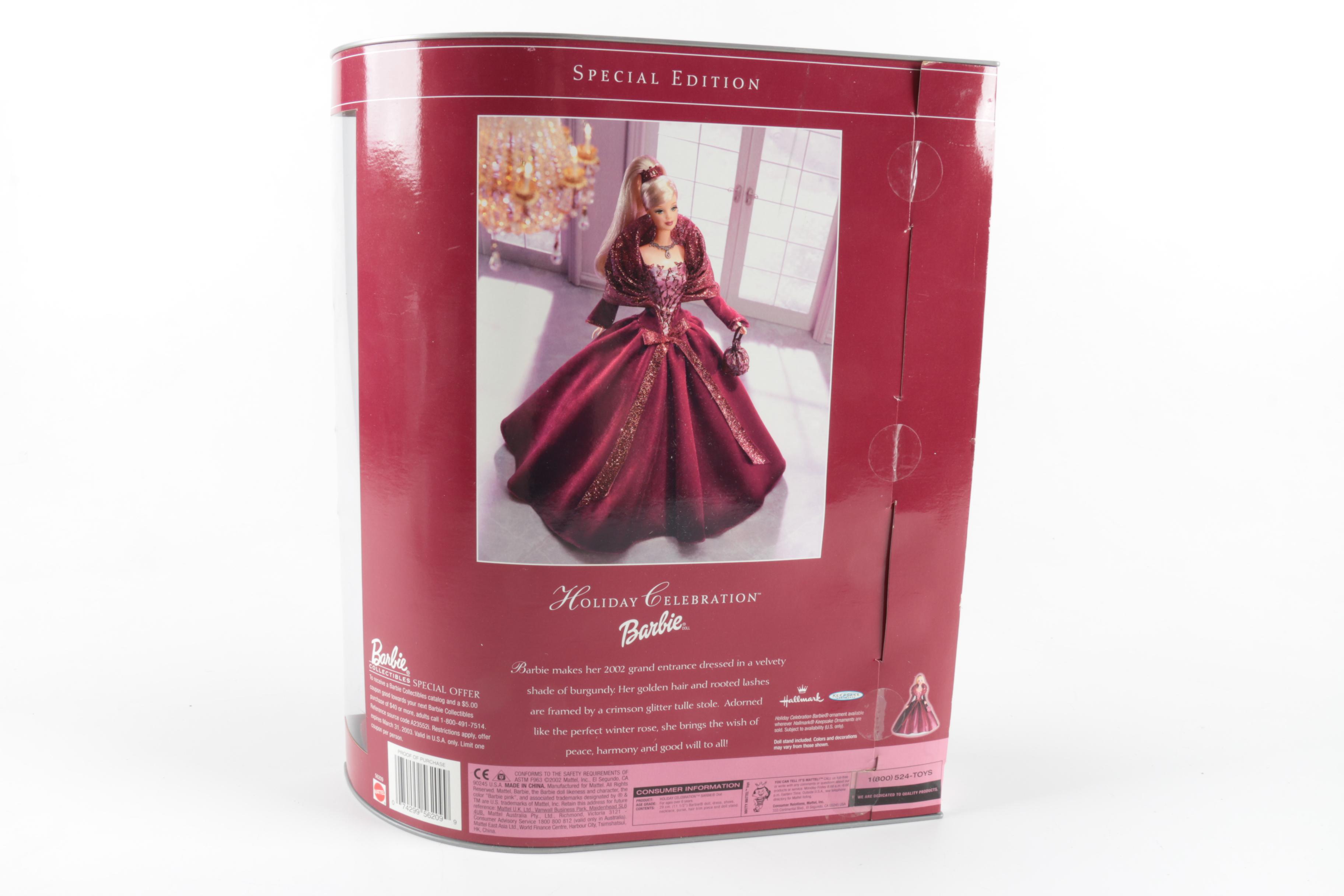 2000s Special Edition Holiday Barbies