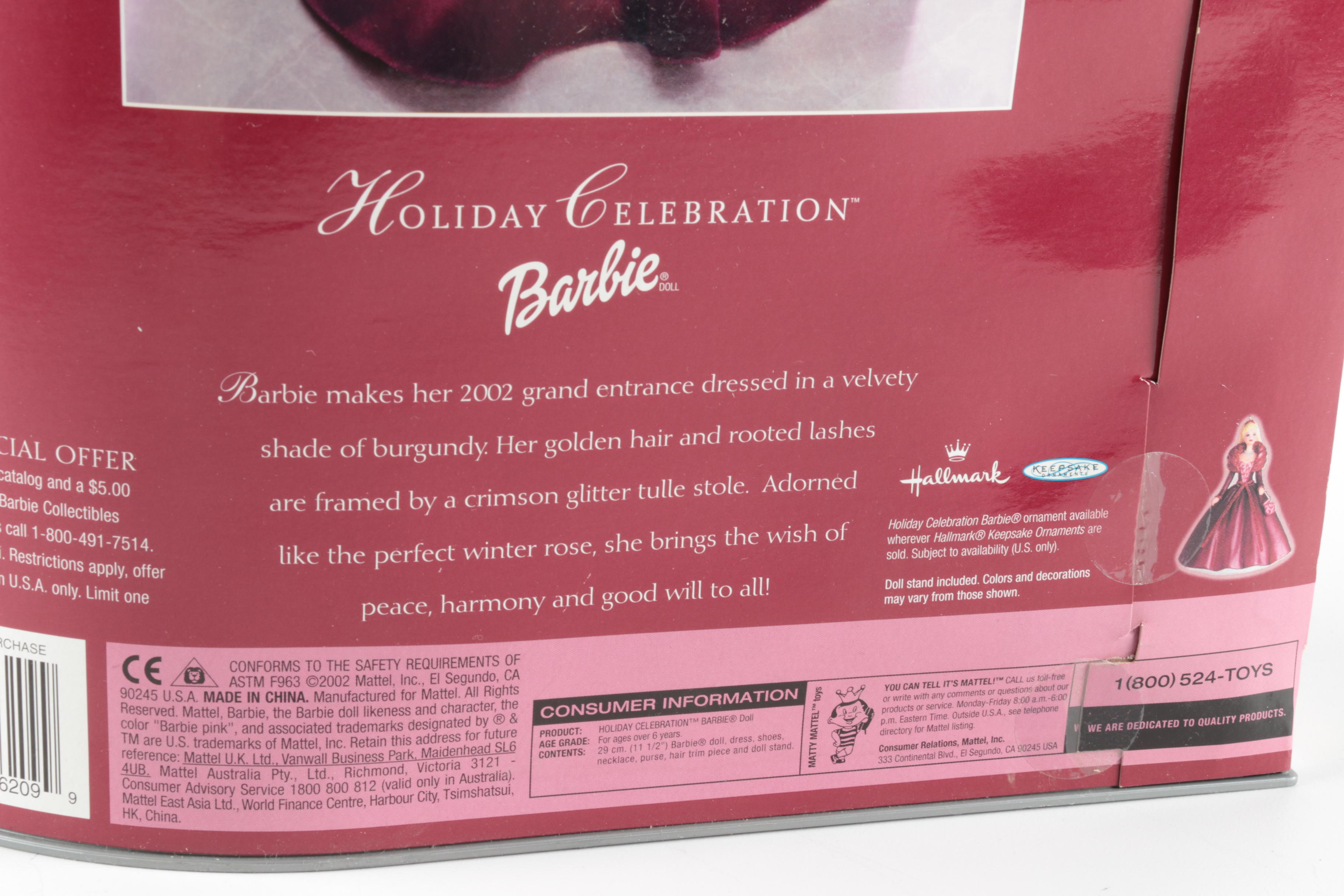 2000s Special Edition Holiday Barbies