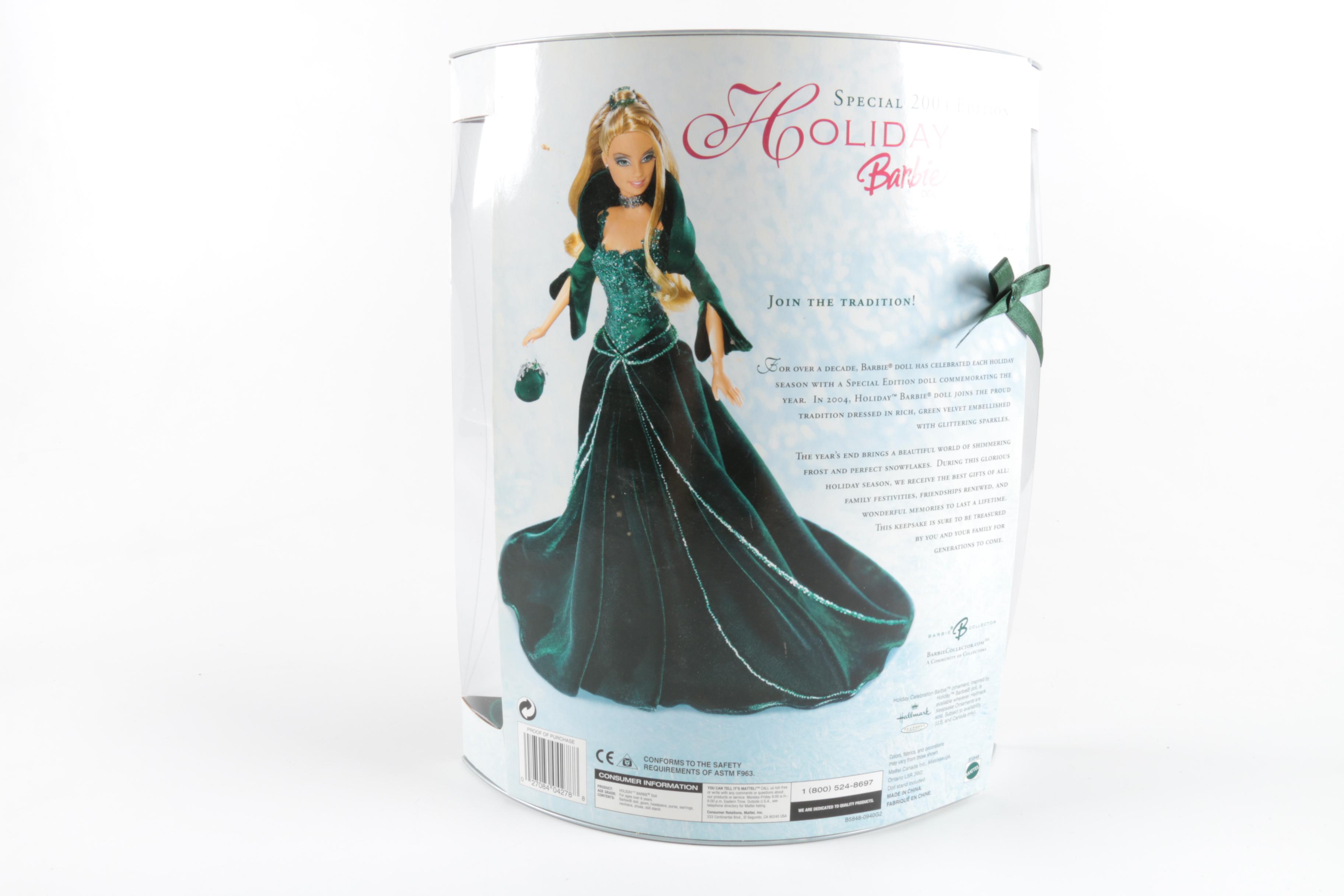 2000s Special Edition Holiday Barbies