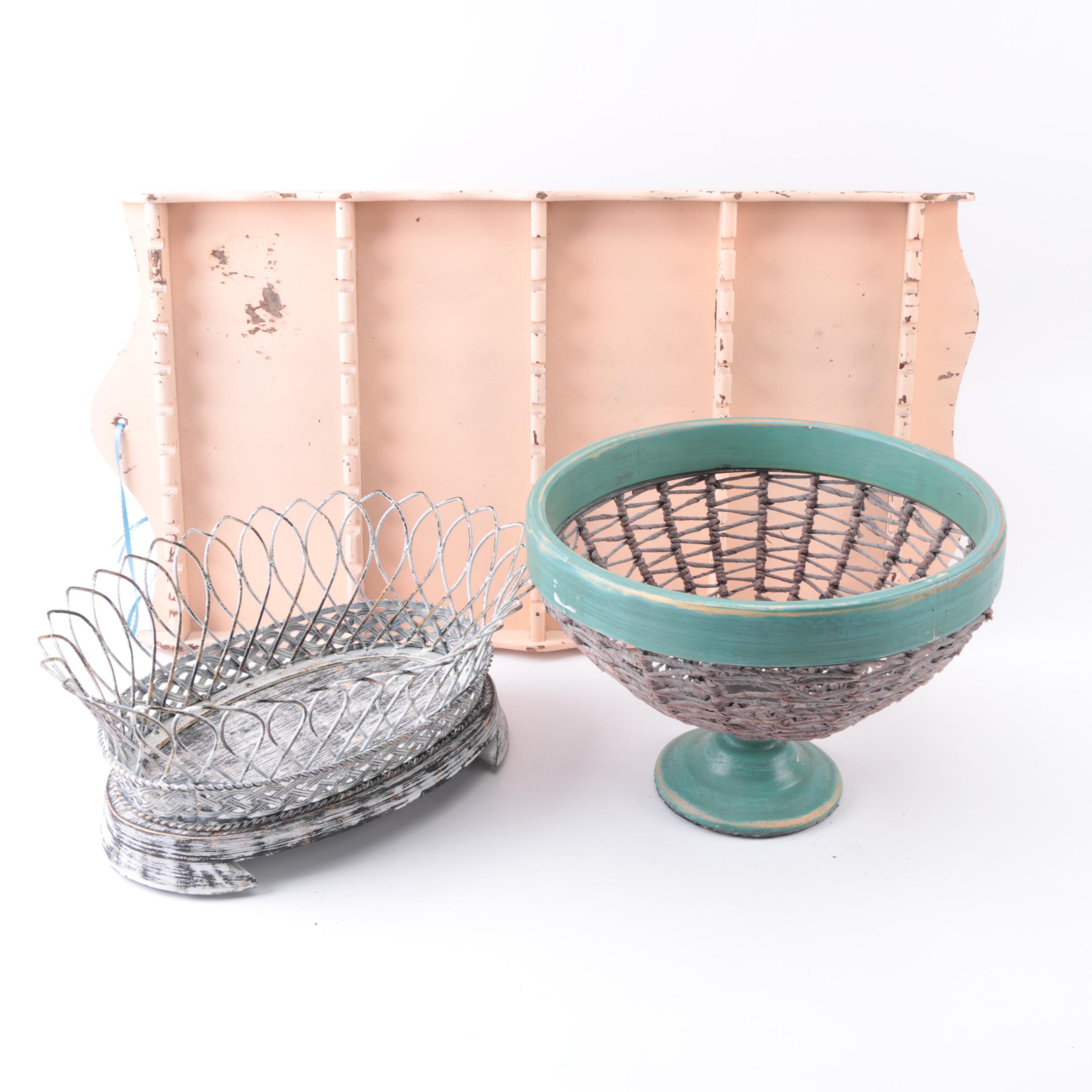 Painted Wooden Decor Items