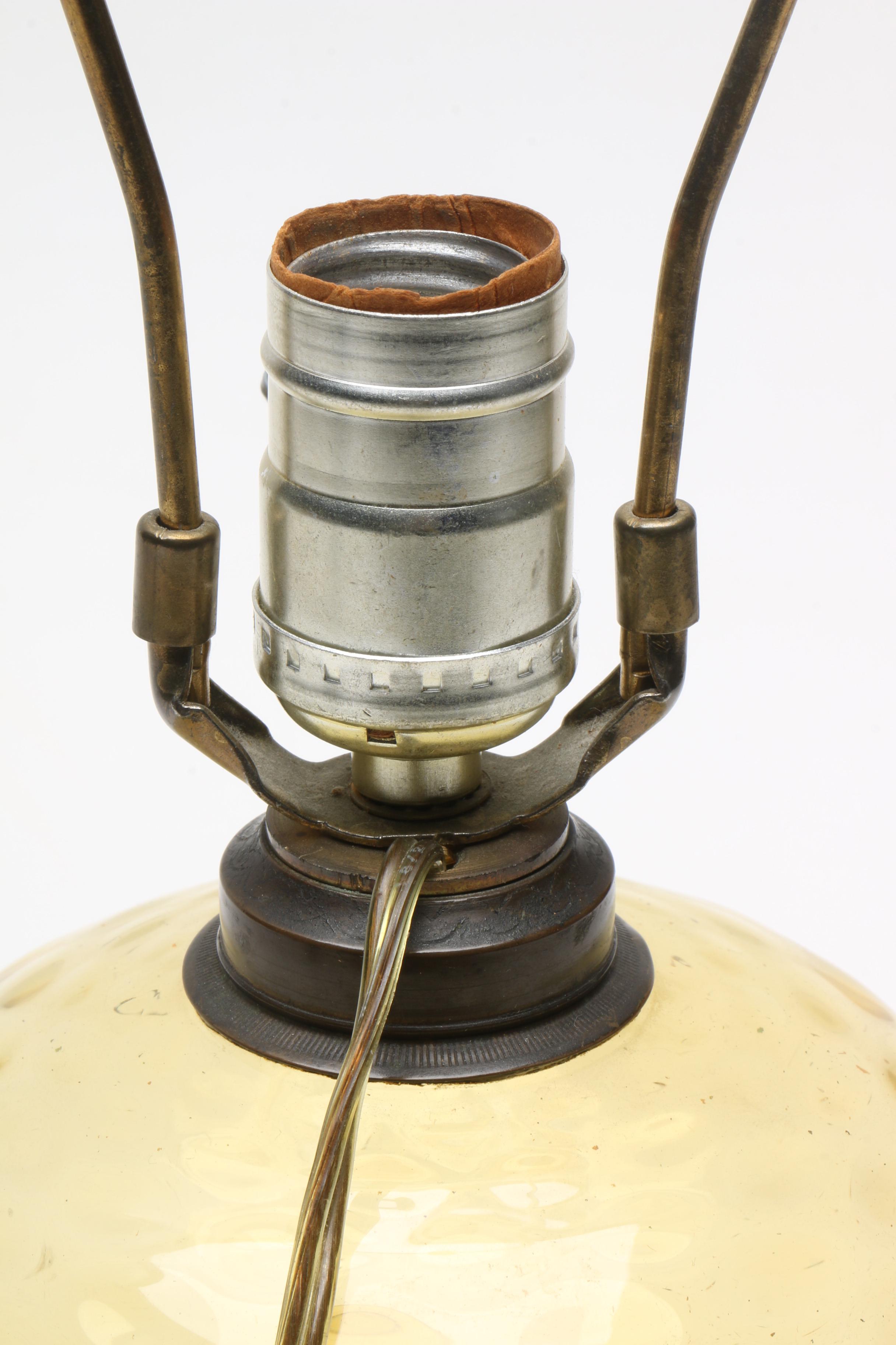 Antique Coin Dot Multicolored Glass Table Lamp