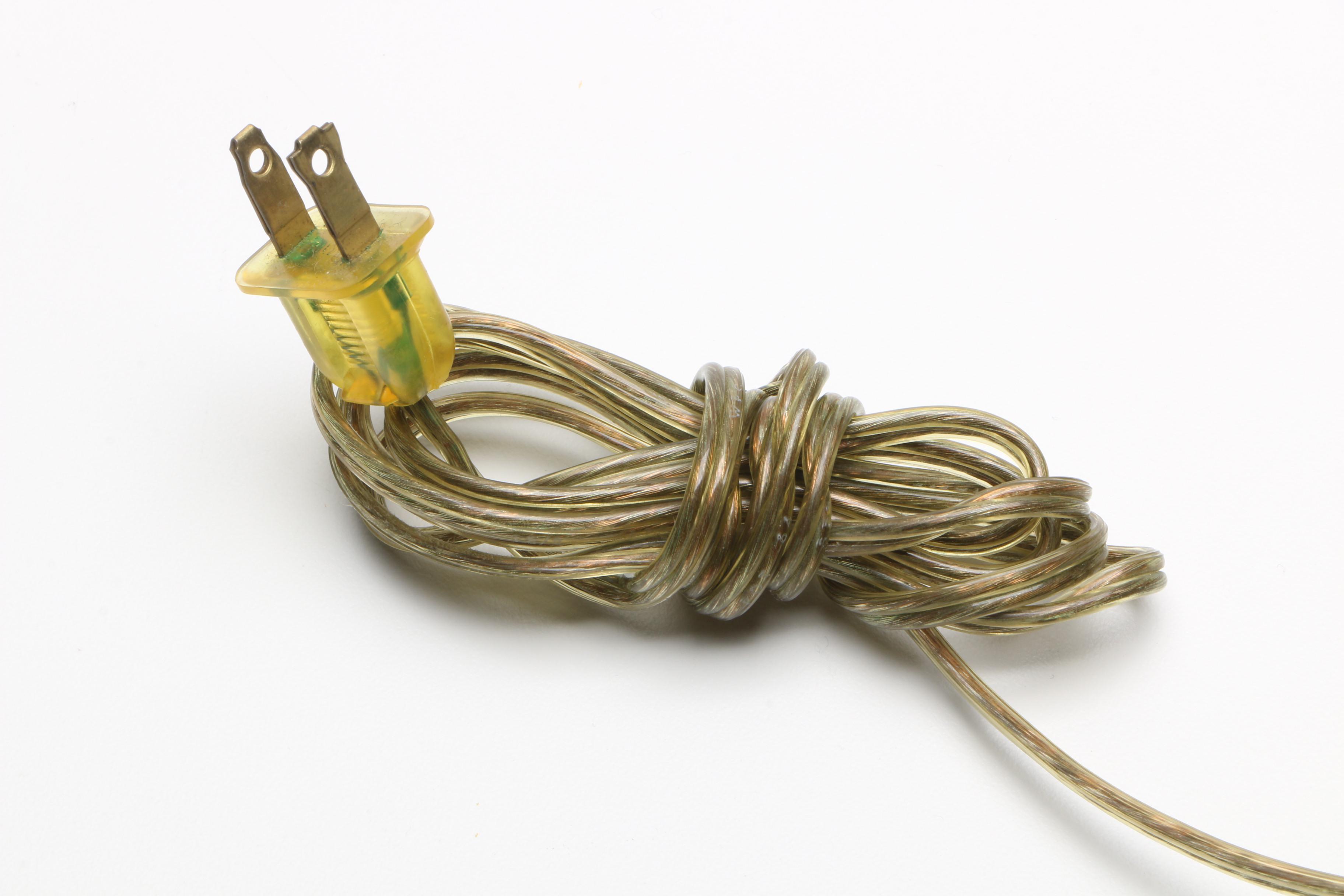 Antique Coin Dot Multicolored Glass Table Lamp