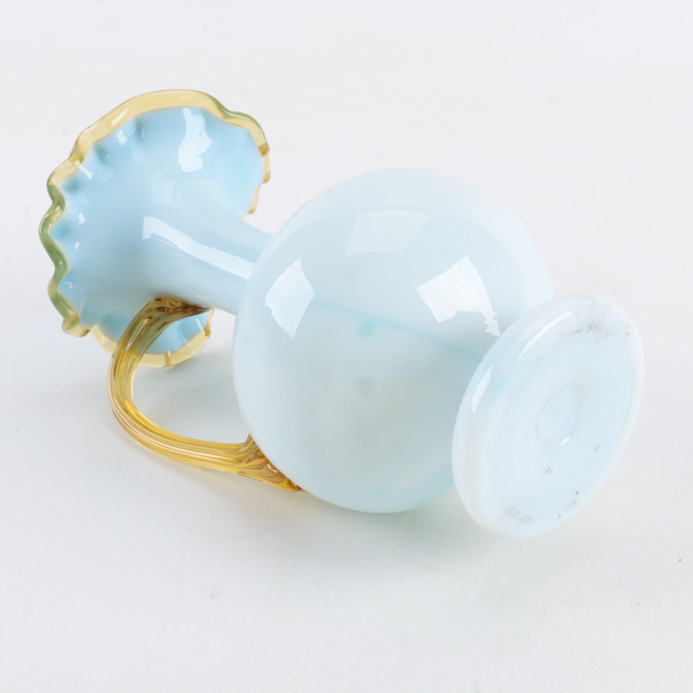 19th Century Doré a Sevres Vase and Art Glass Tableware