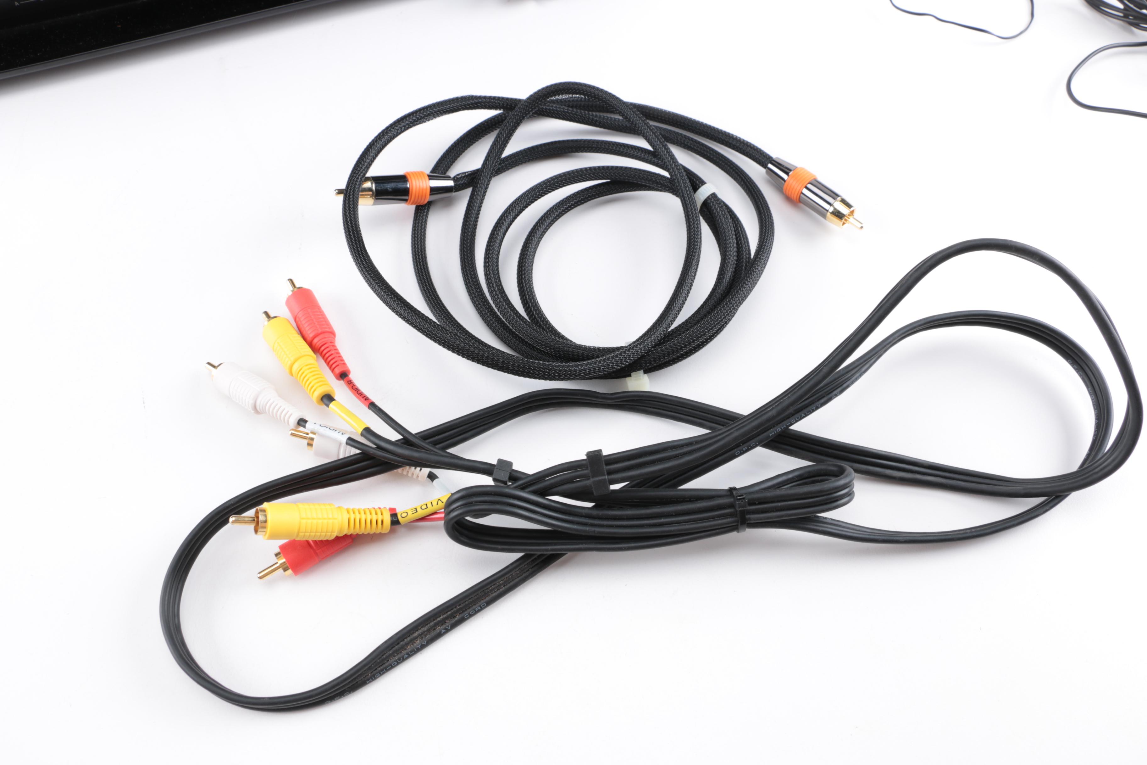 Denon AV Stereo Receiver and Technics 5-Disc CD Changer