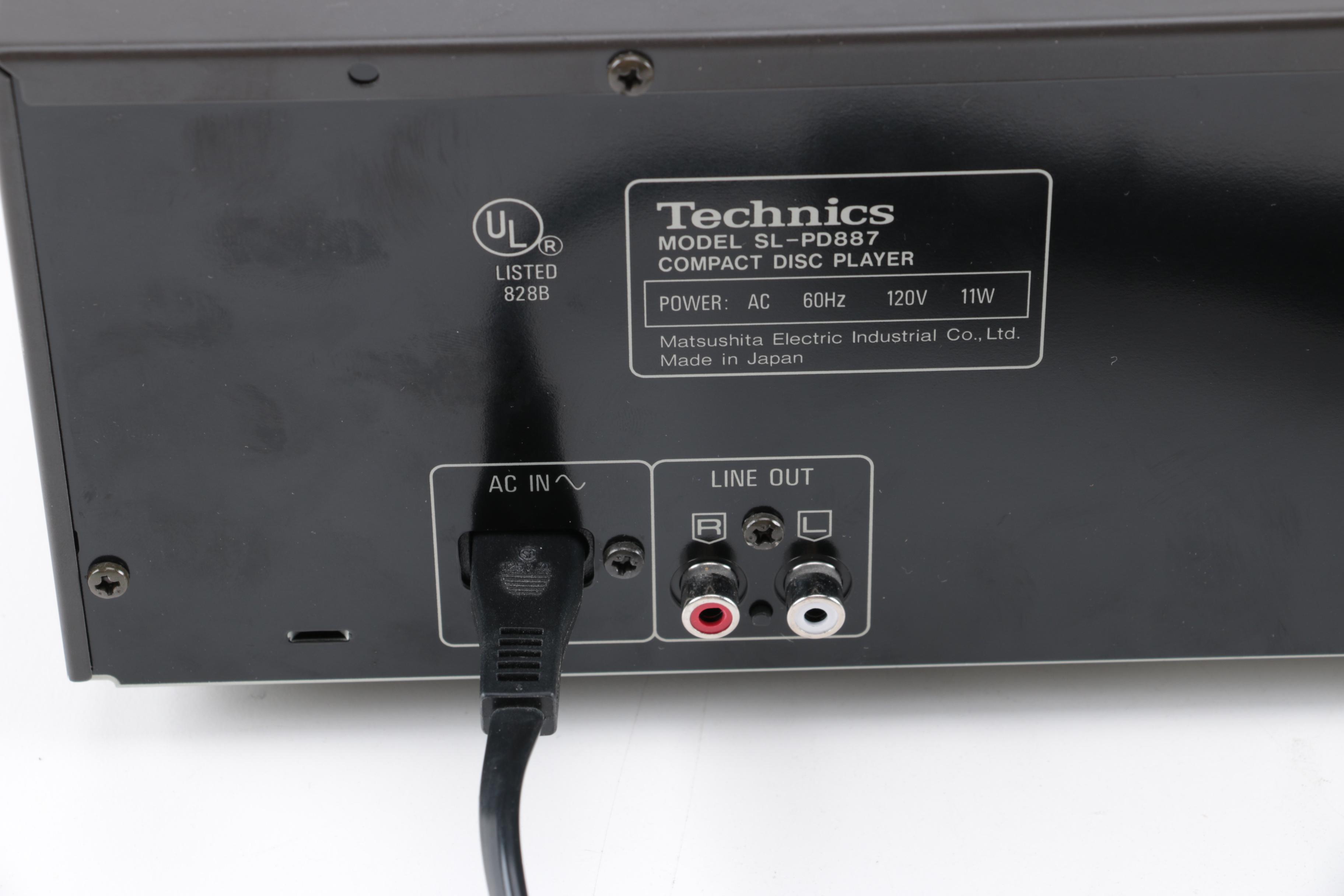 Denon AV Stereo Receiver and Technics 5-Disc CD Changer