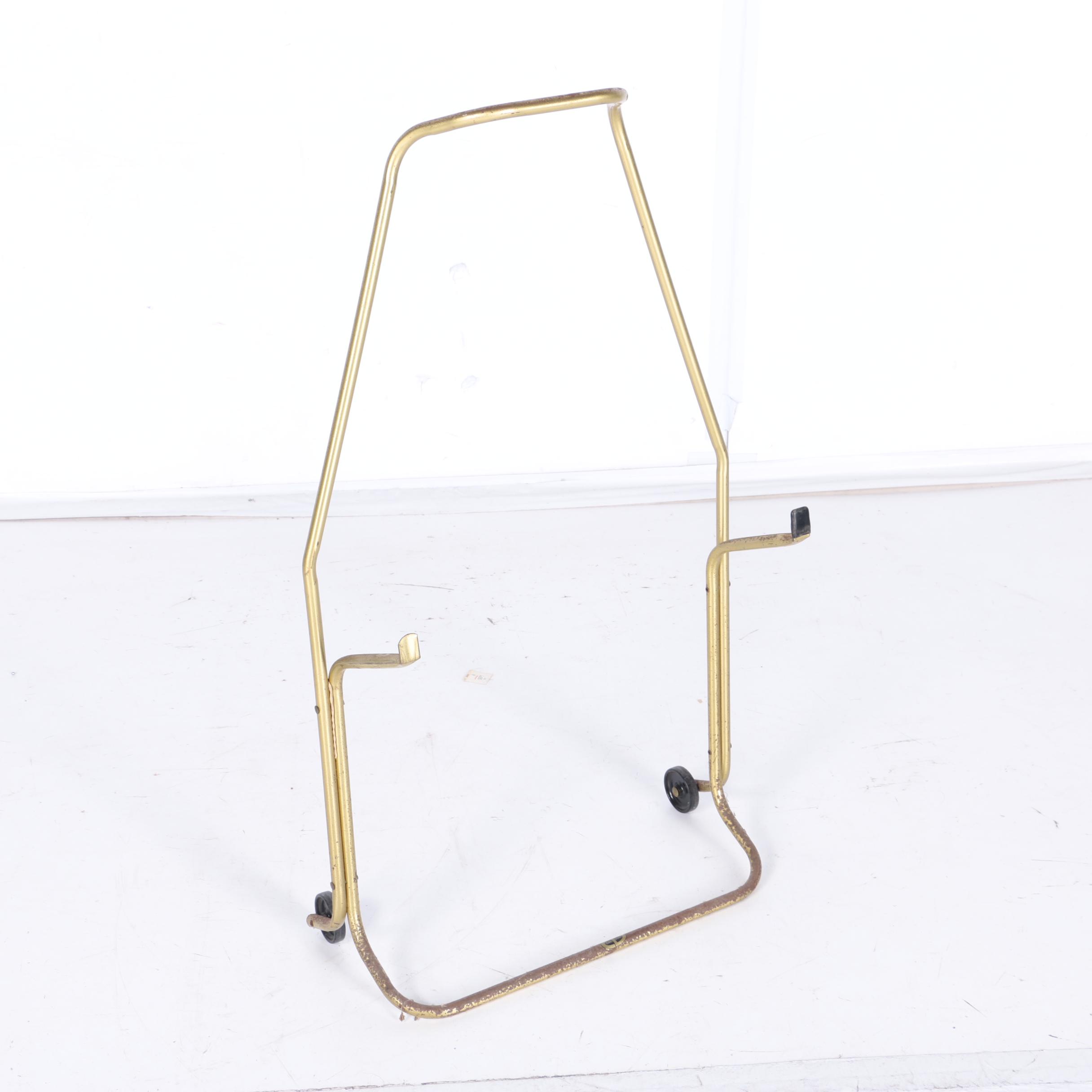 Folding White TV Tray Stands