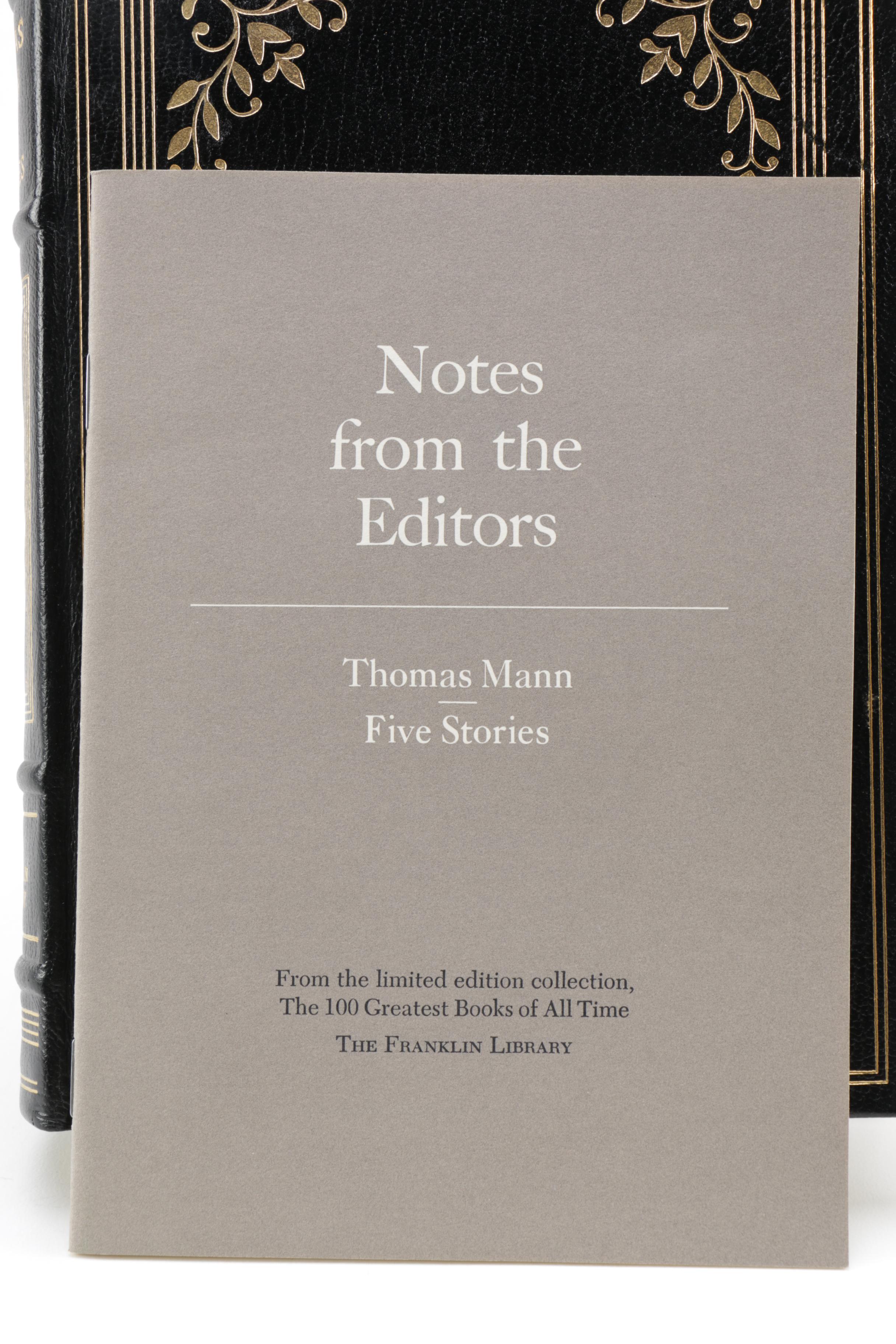 Franklin Library "100 Greatest Books of All Time" Books Including Proust