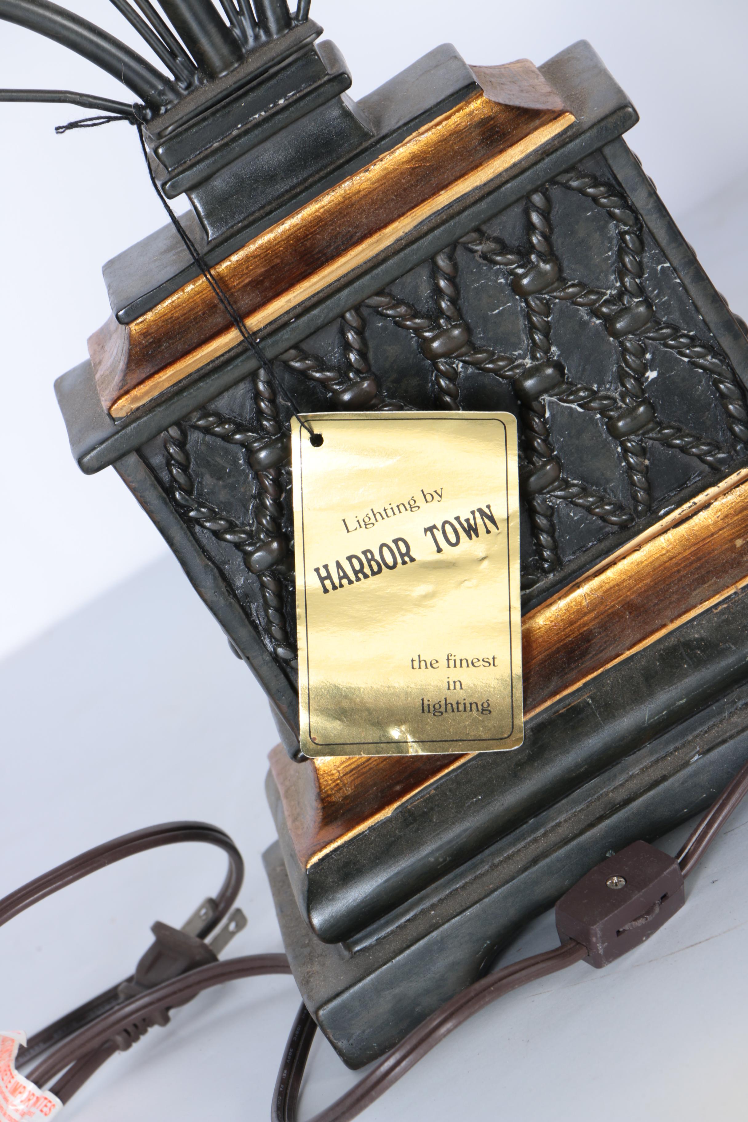 Harbor Town Metal Candelabra Style Accent Lamps