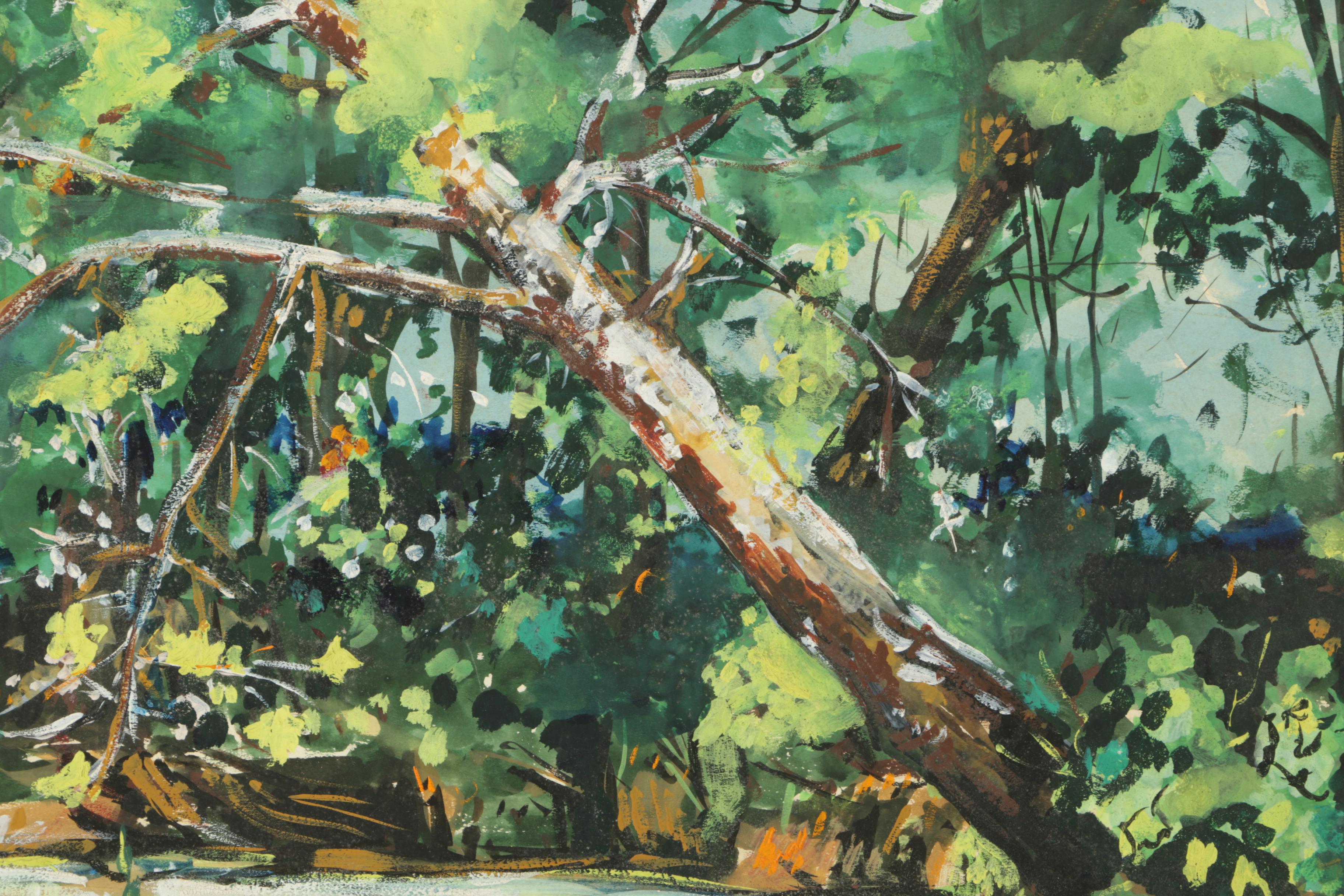 Watercolor and Gouache Paintings of Landscapes