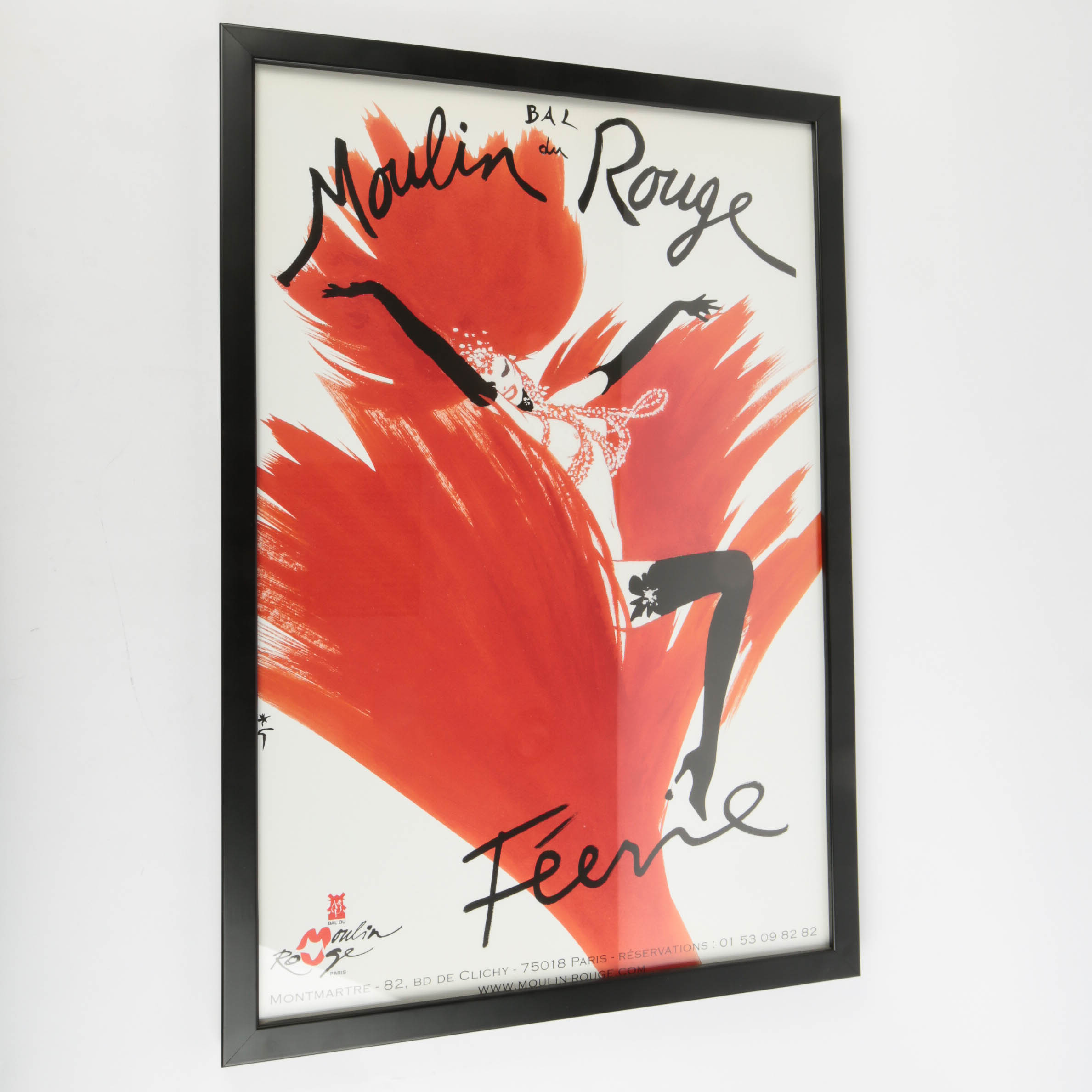 Late 20th-Century Offset Lithograph "Bal du Moulin Rouge" Poster