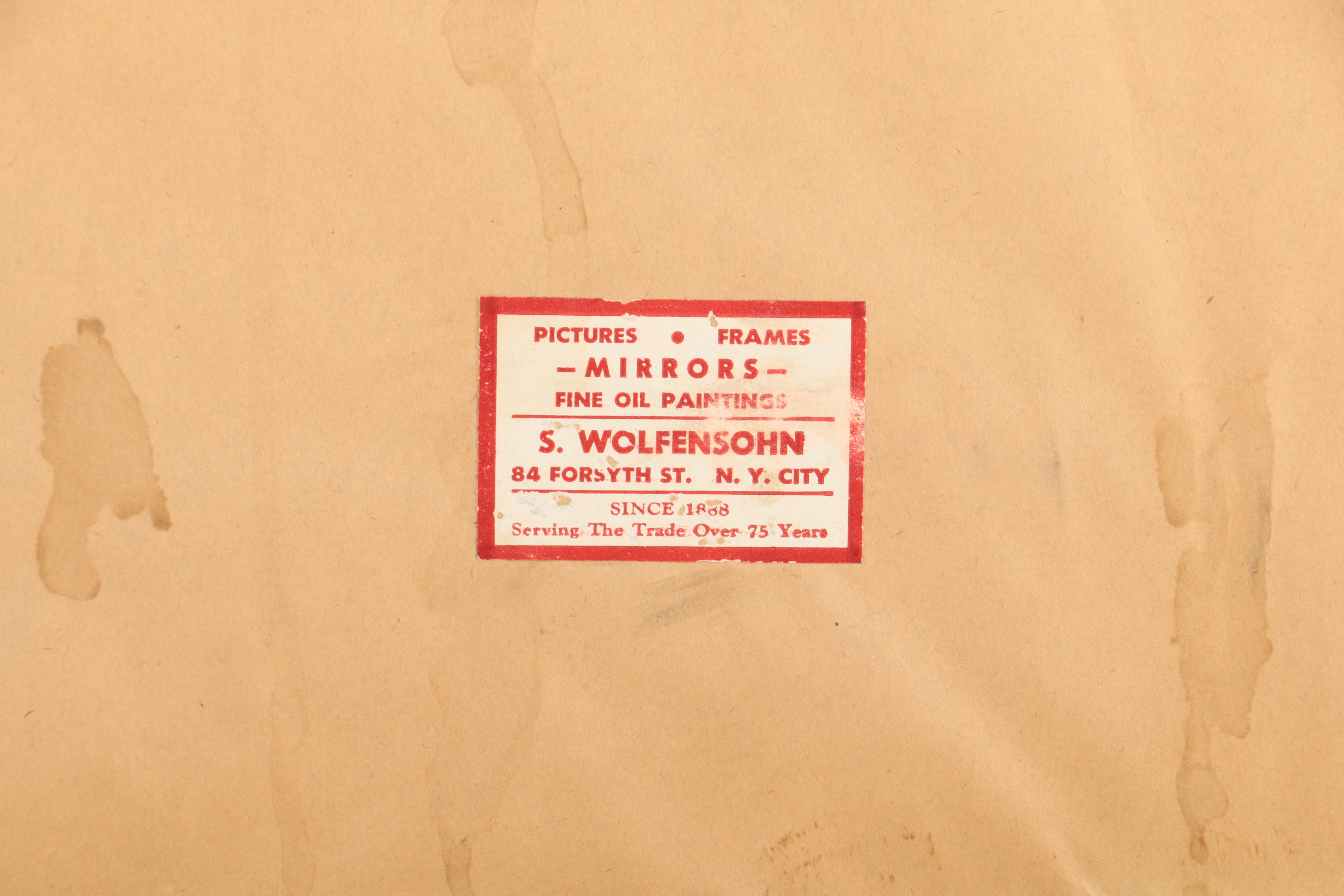 Connely Oil Painting on Paper of a Floral Arrangement