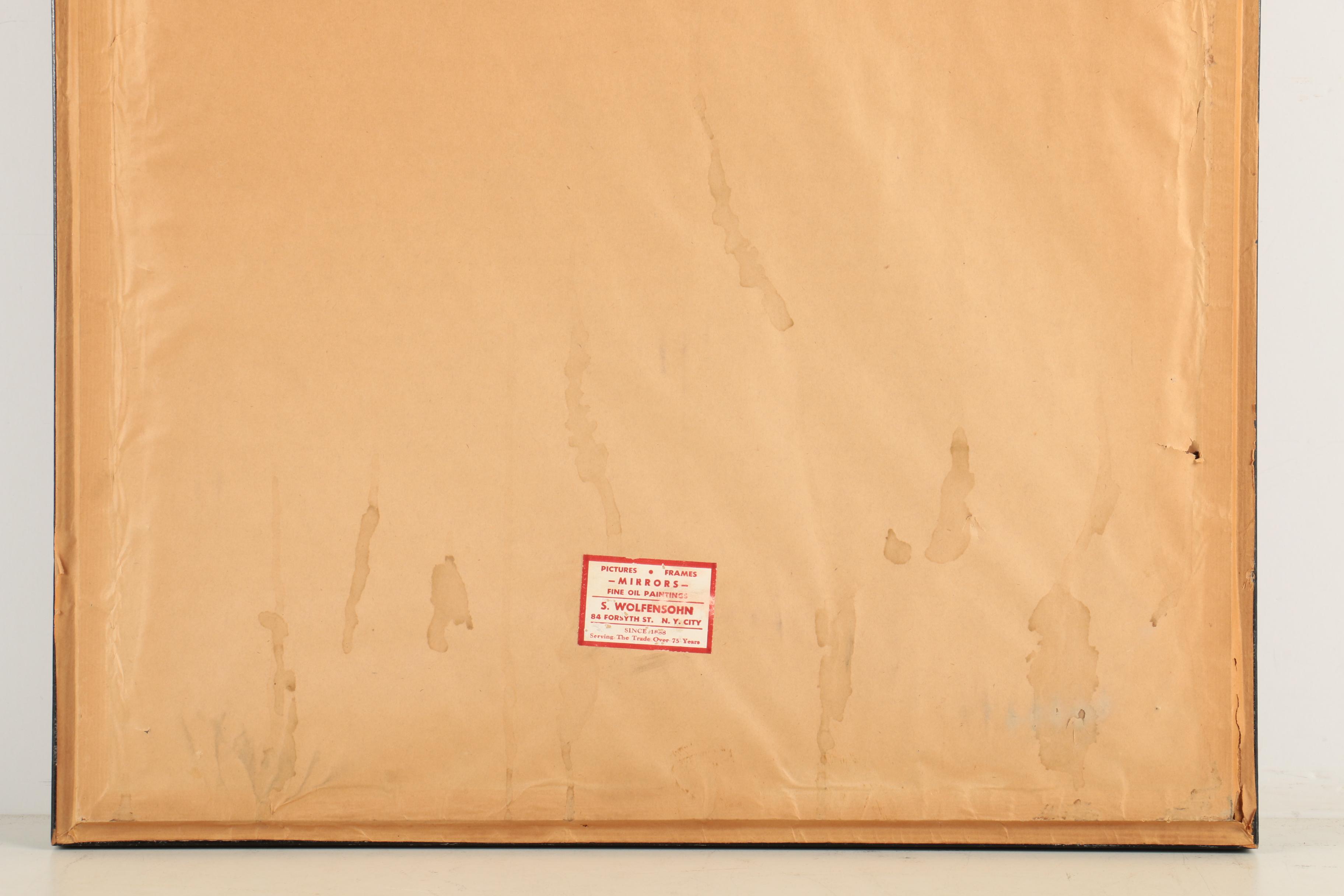 Connely Oil Painting on Paper of a Floral Arrangement