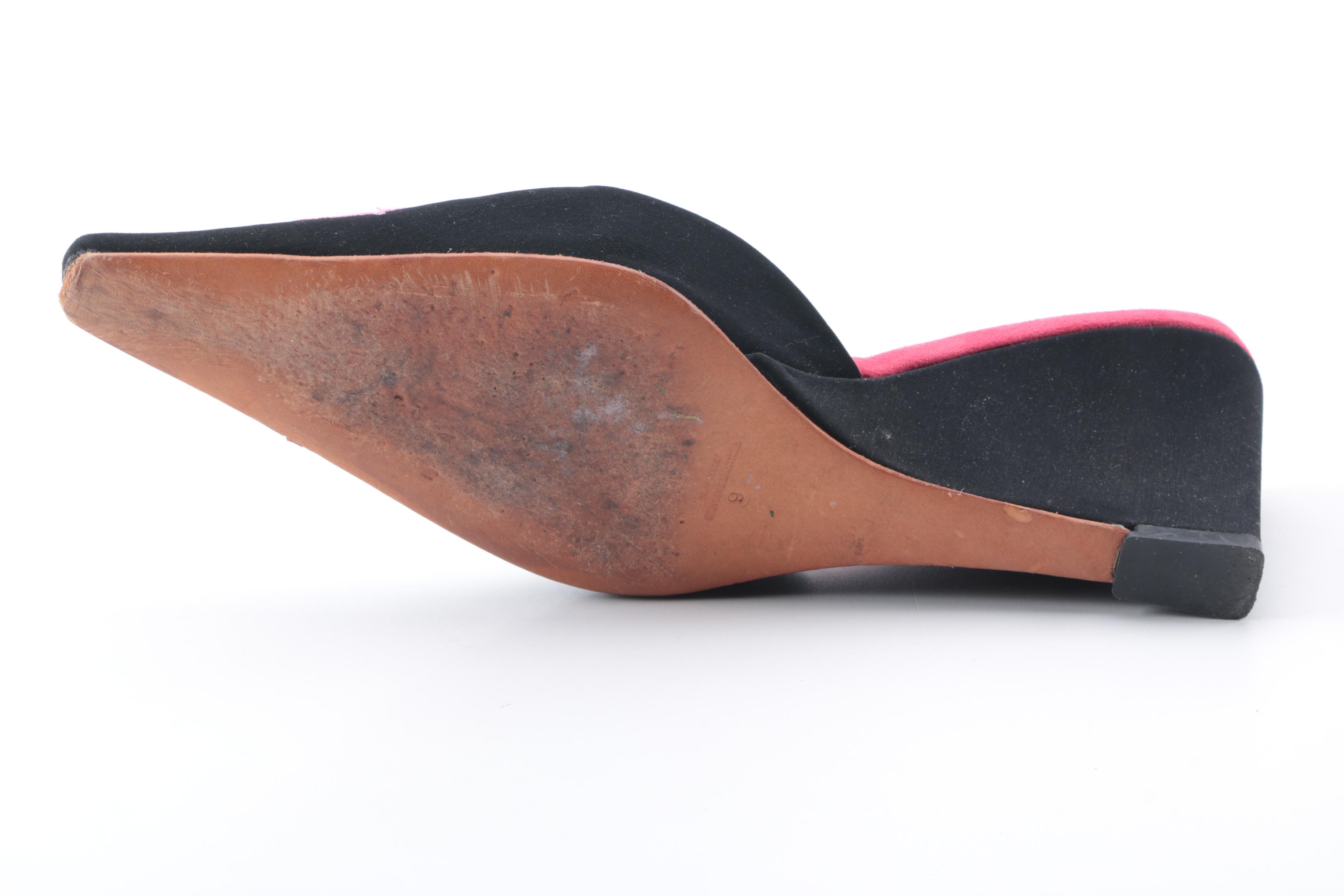 Olivia Rose Tal Embroidered Mules