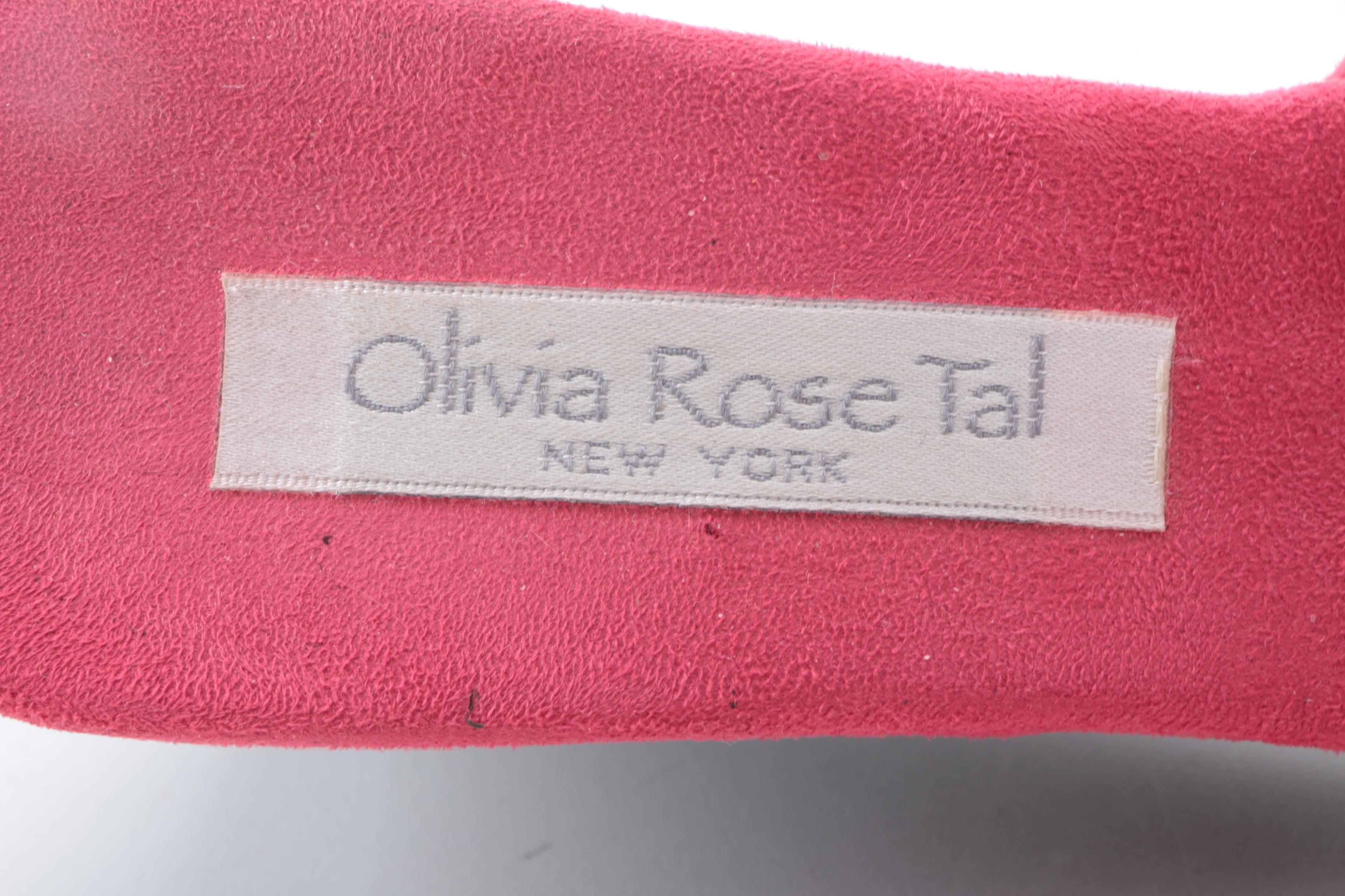 Olivia Rose Tal Embroidered Mules