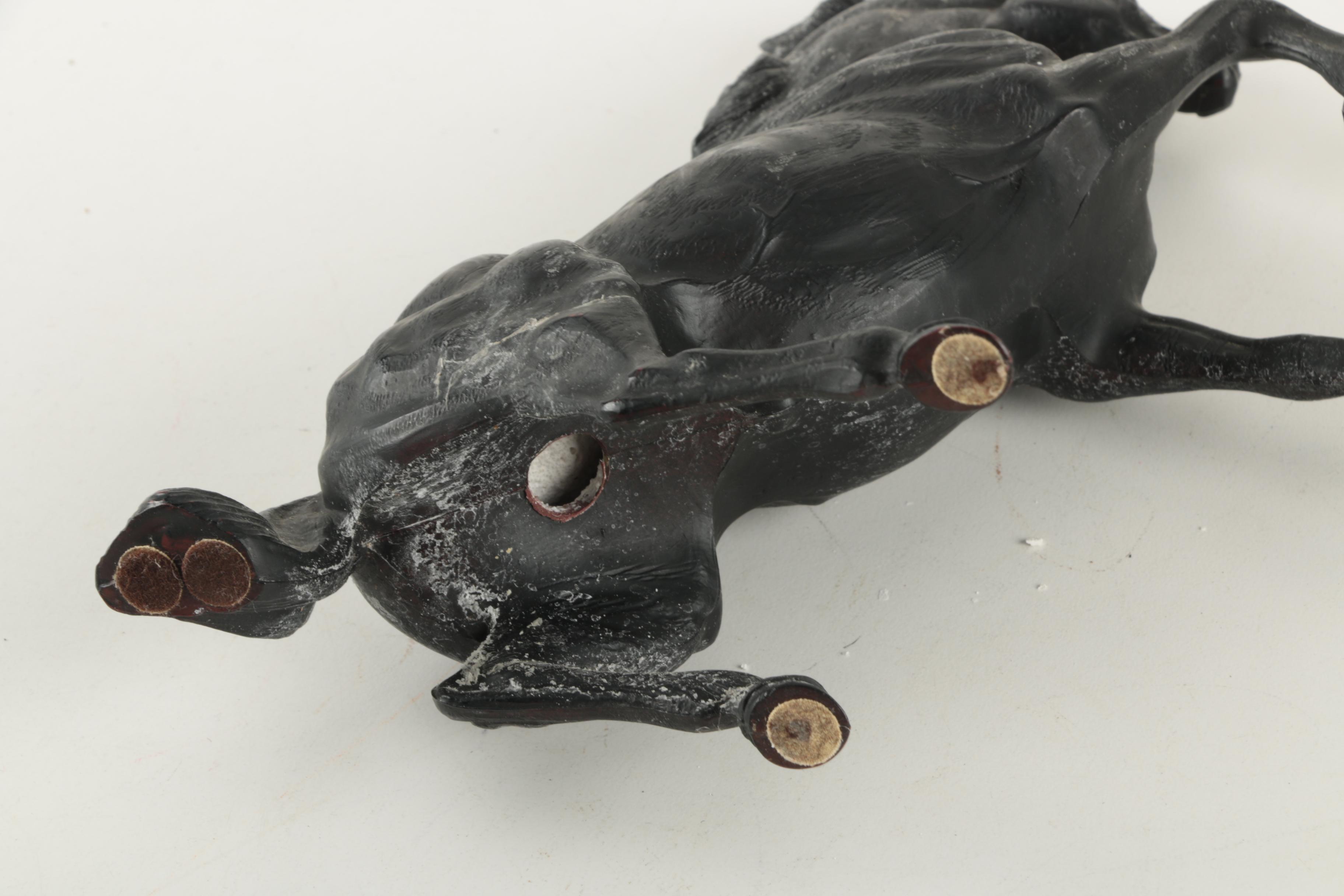 Pair of Molded Plastic Horse Figurines