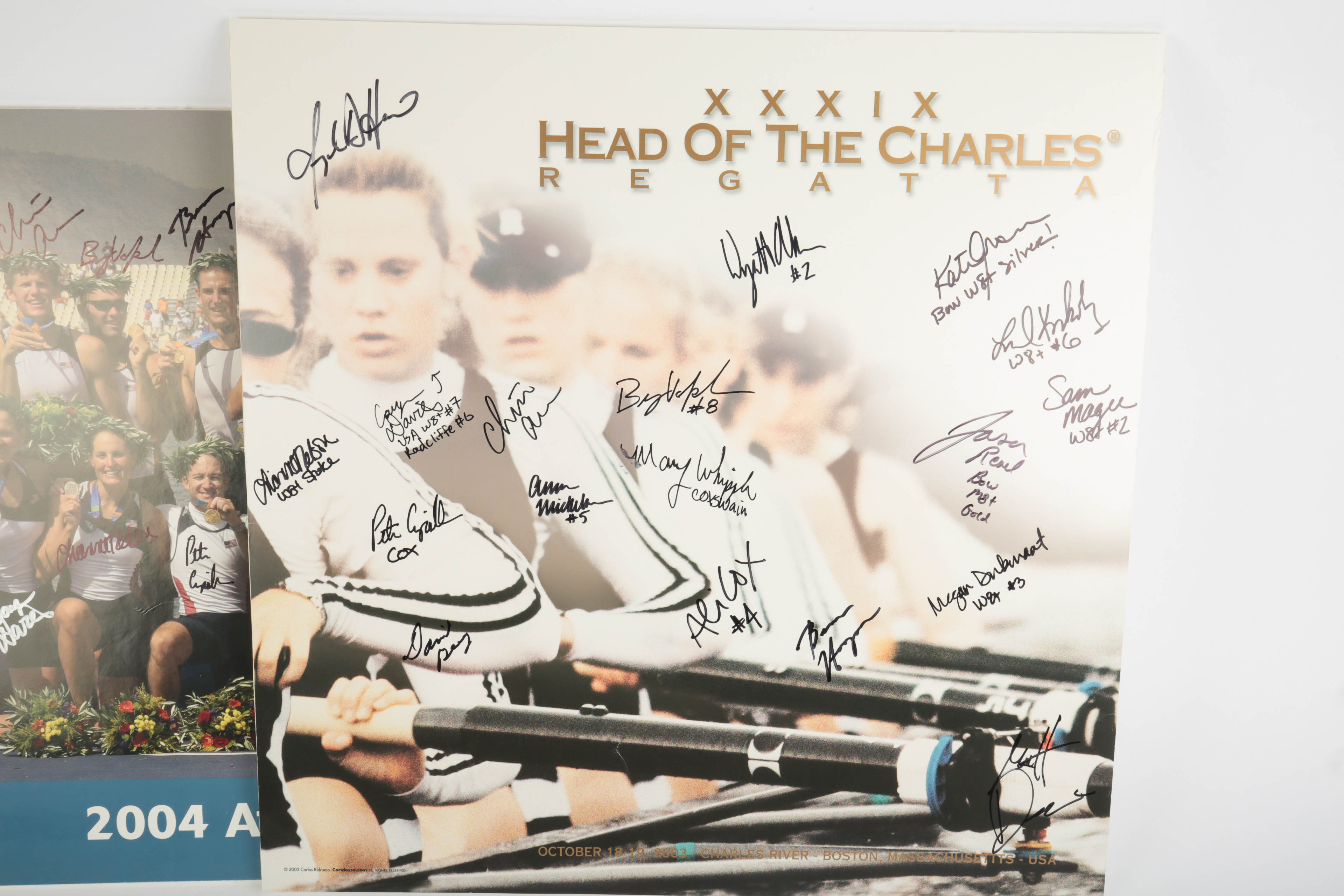 Autographed Rowing Posters