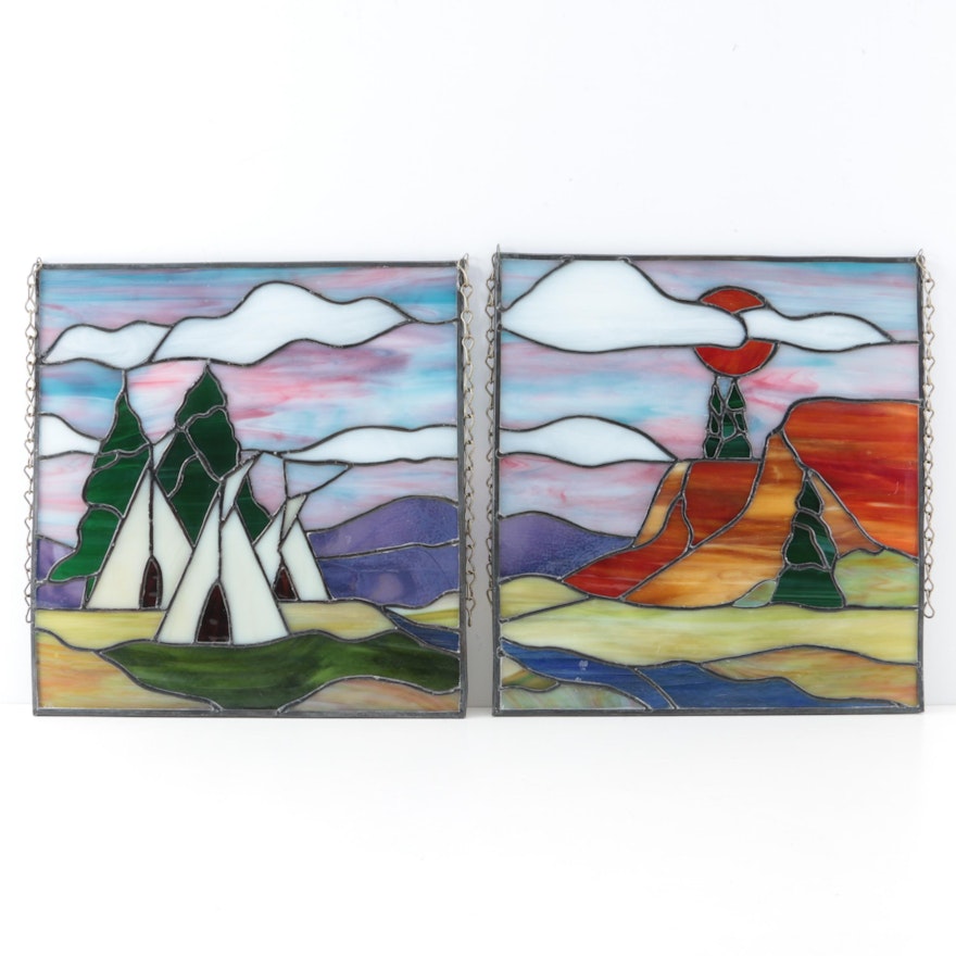 Stained Glass Diptych