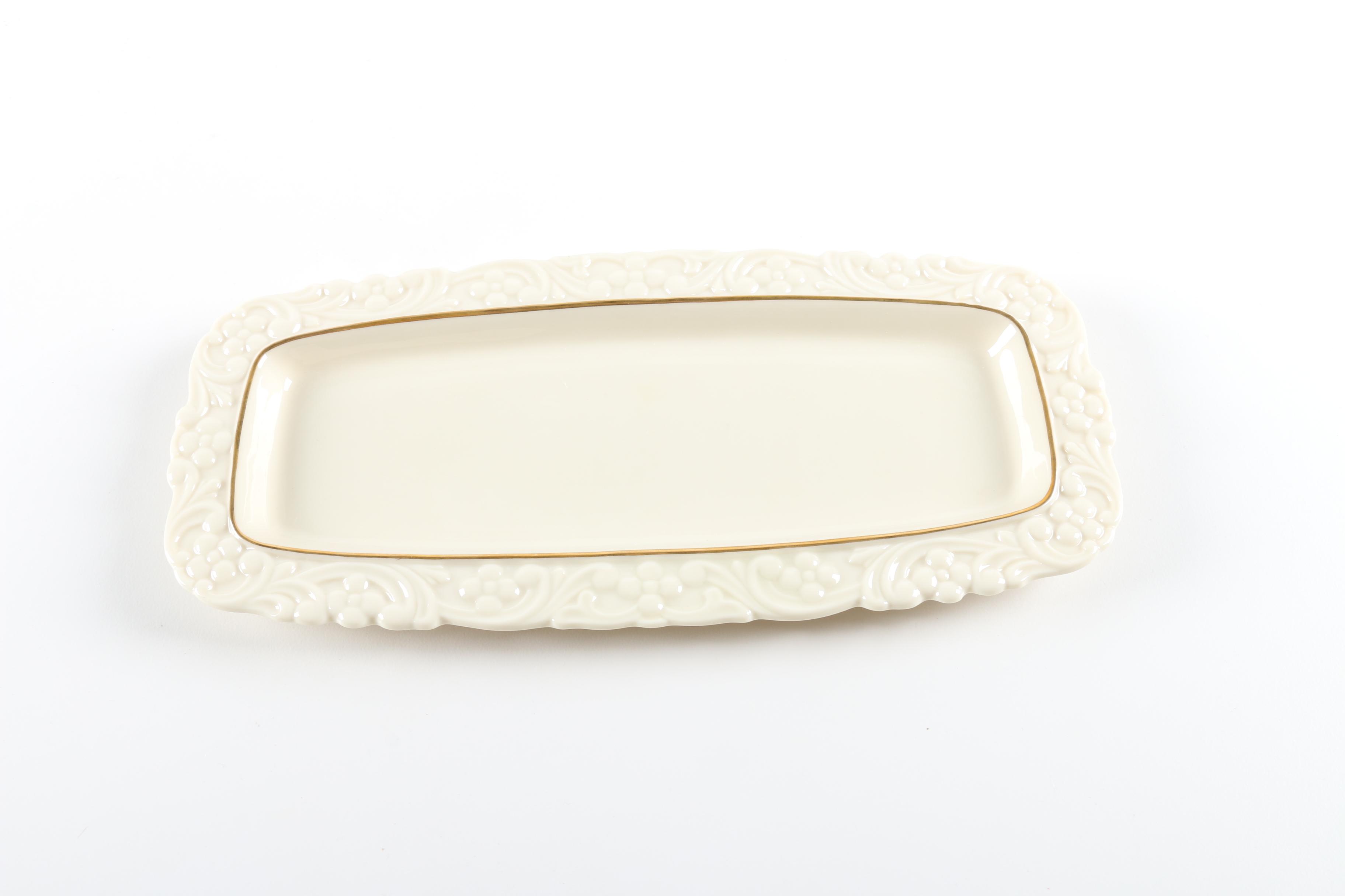 Lenox Porcelain Vase and Platter