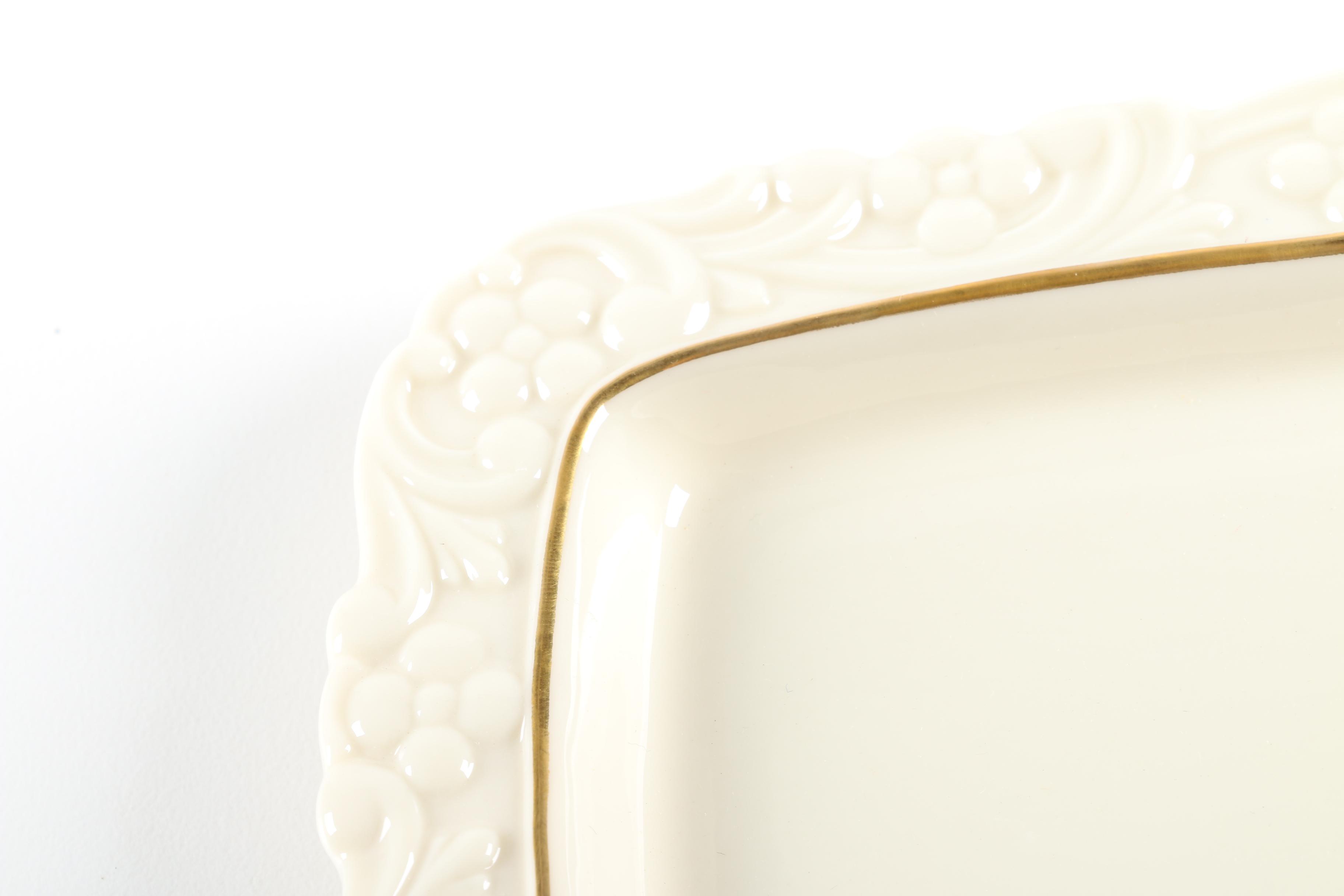 Lenox Porcelain Vase and Platter