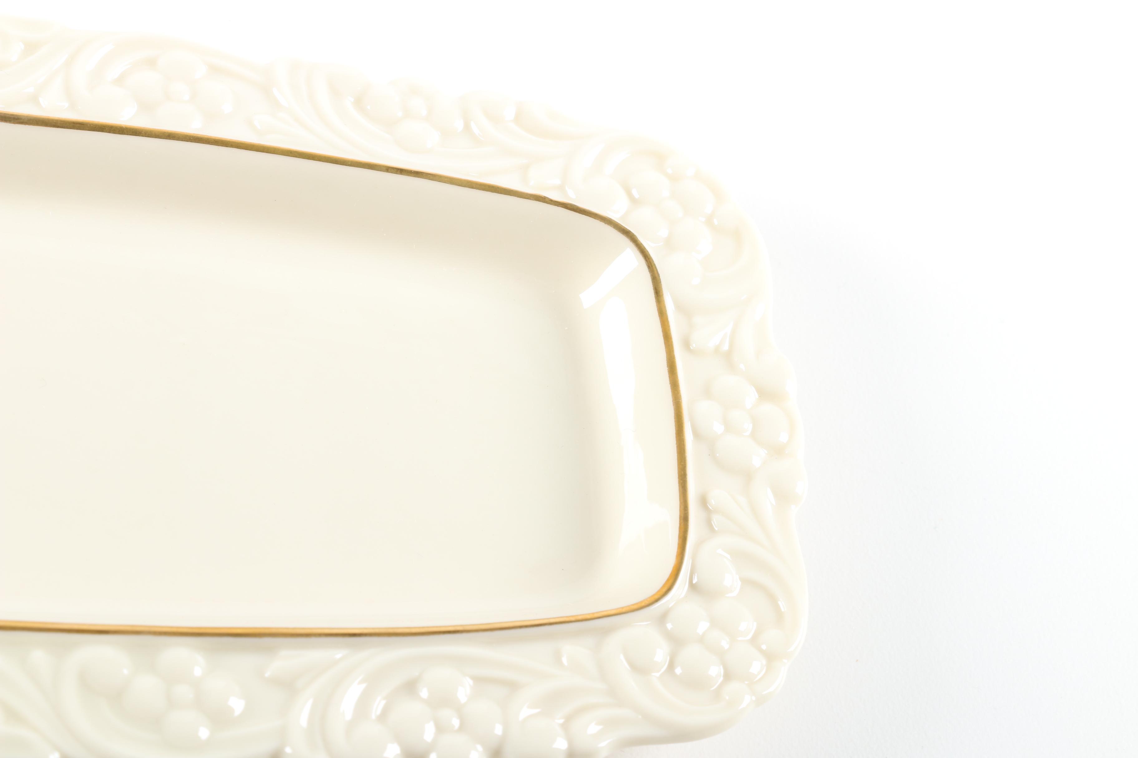 Lenox Porcelain Vase and Platter