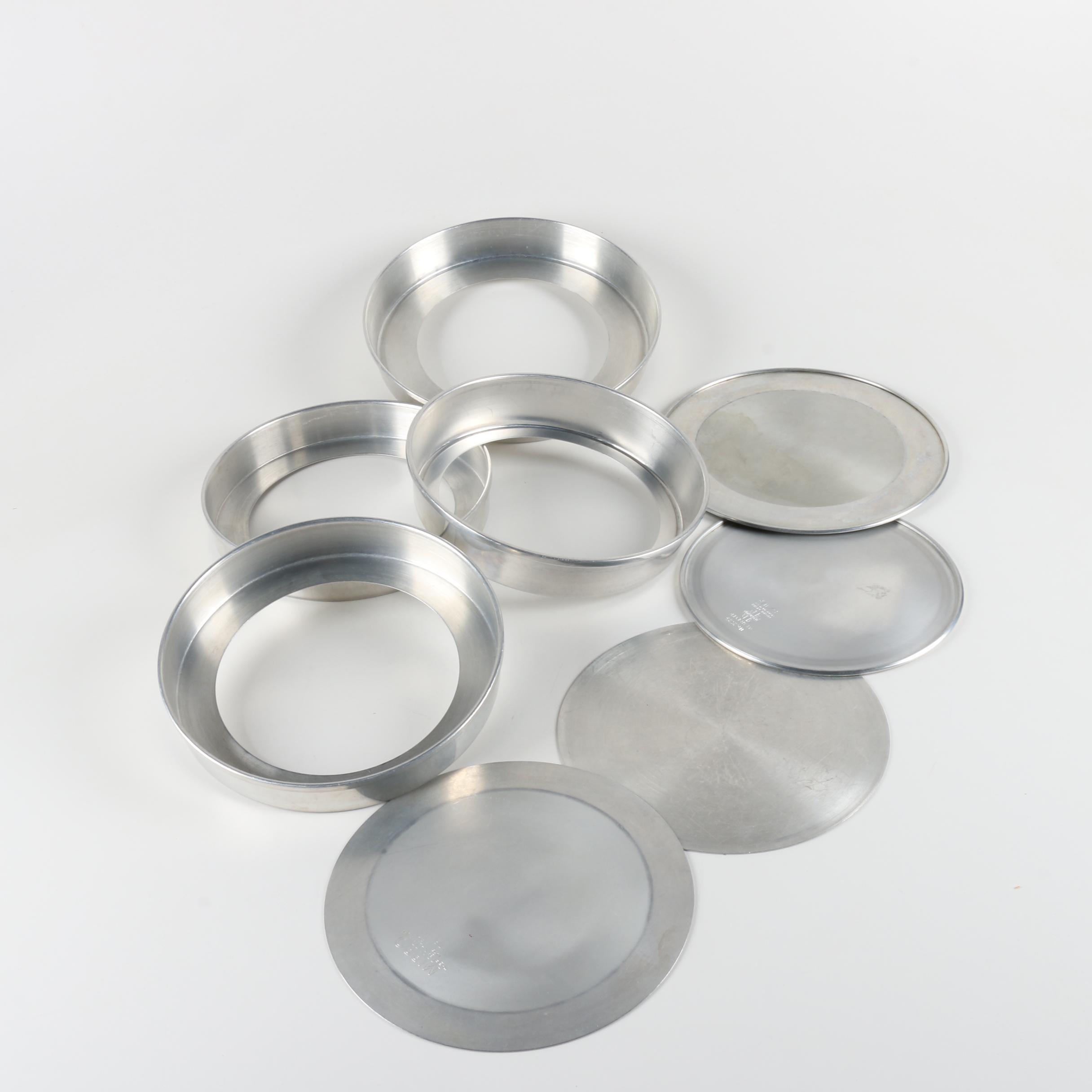 Aluminum Baking Pans and Wooden Utensils