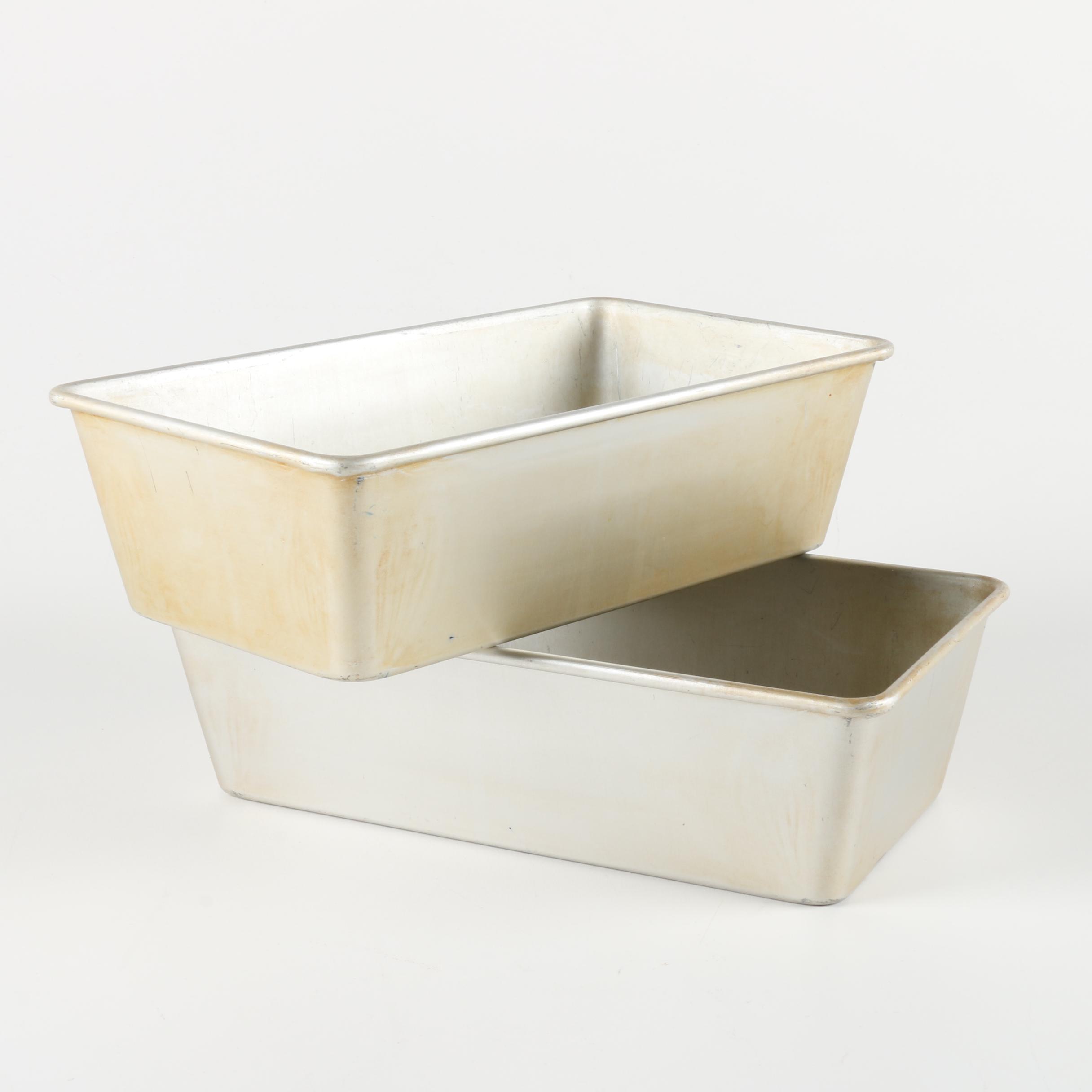 Aluminum Baking Pans and Wooden Utensils