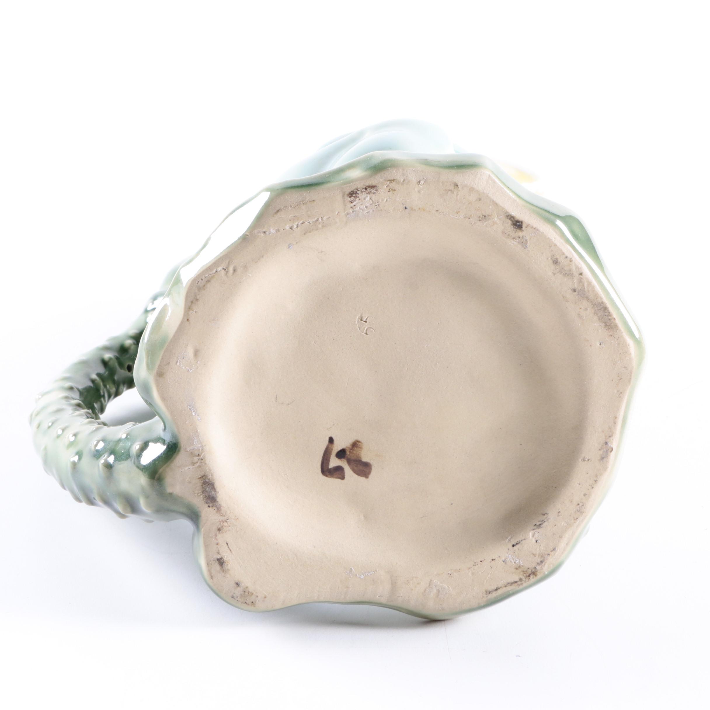 Vintage Figural Frog Pitcher