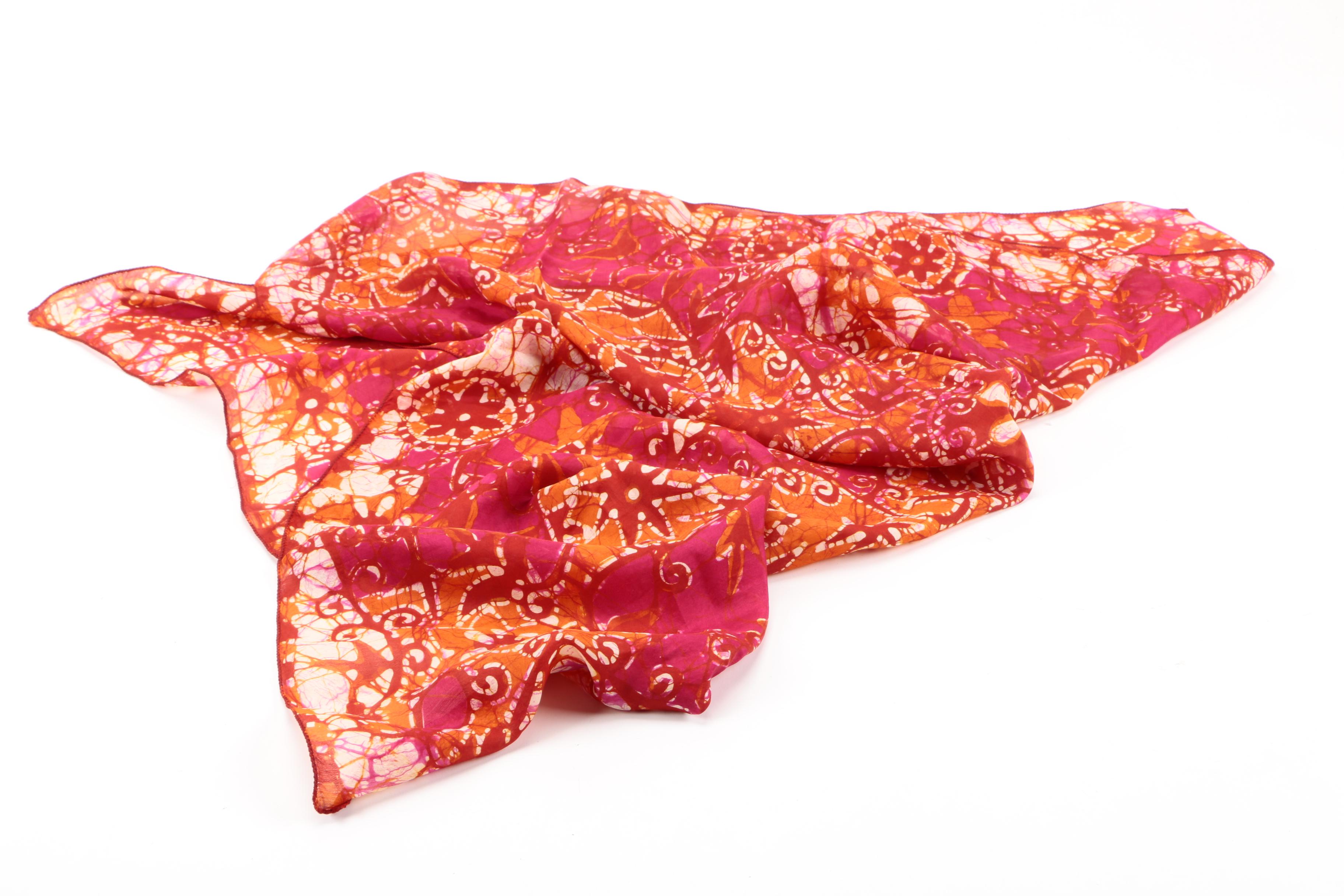 Assortment of Silk and Shibori Scarves
