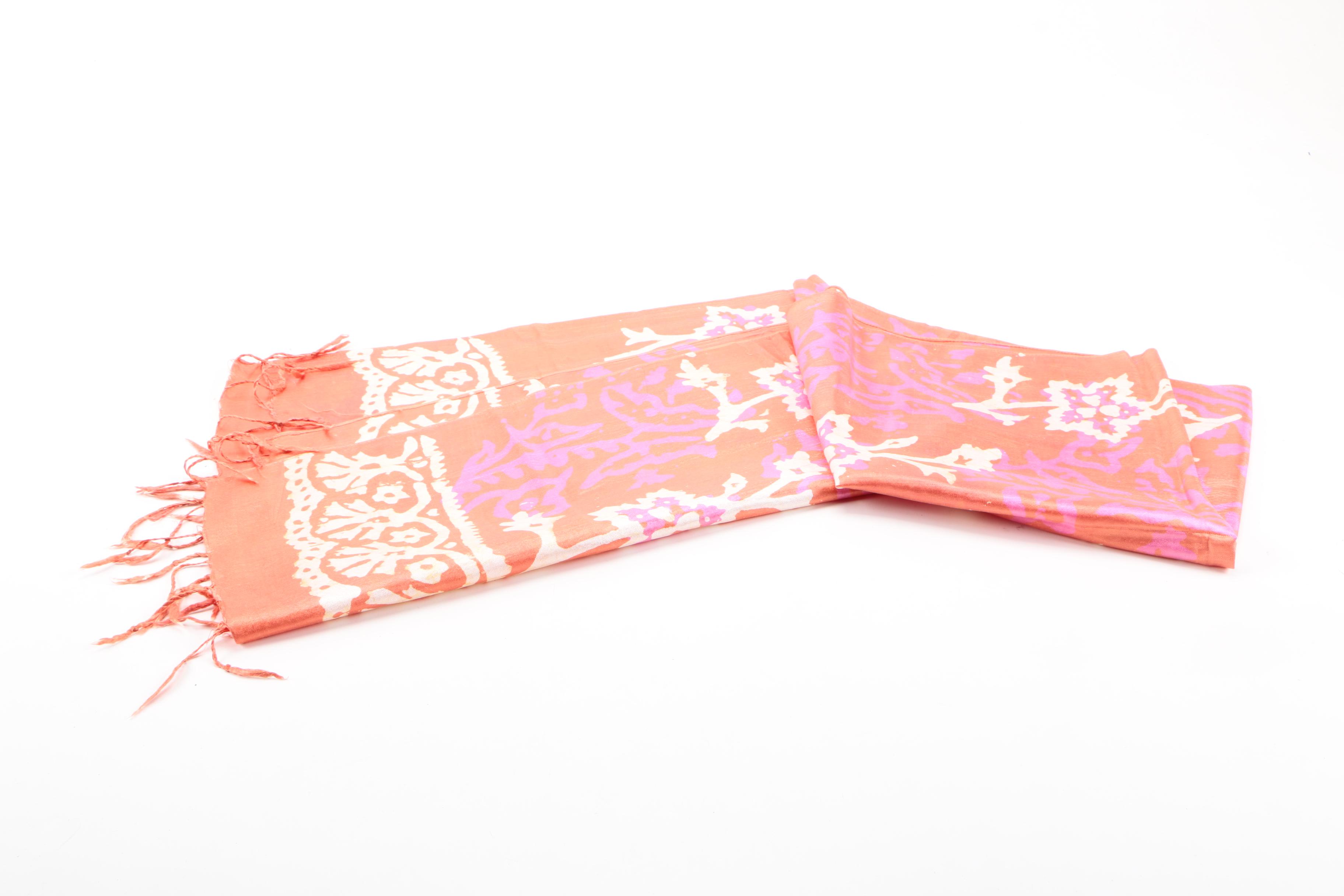 Assortment of Silk and Shibori Scarves