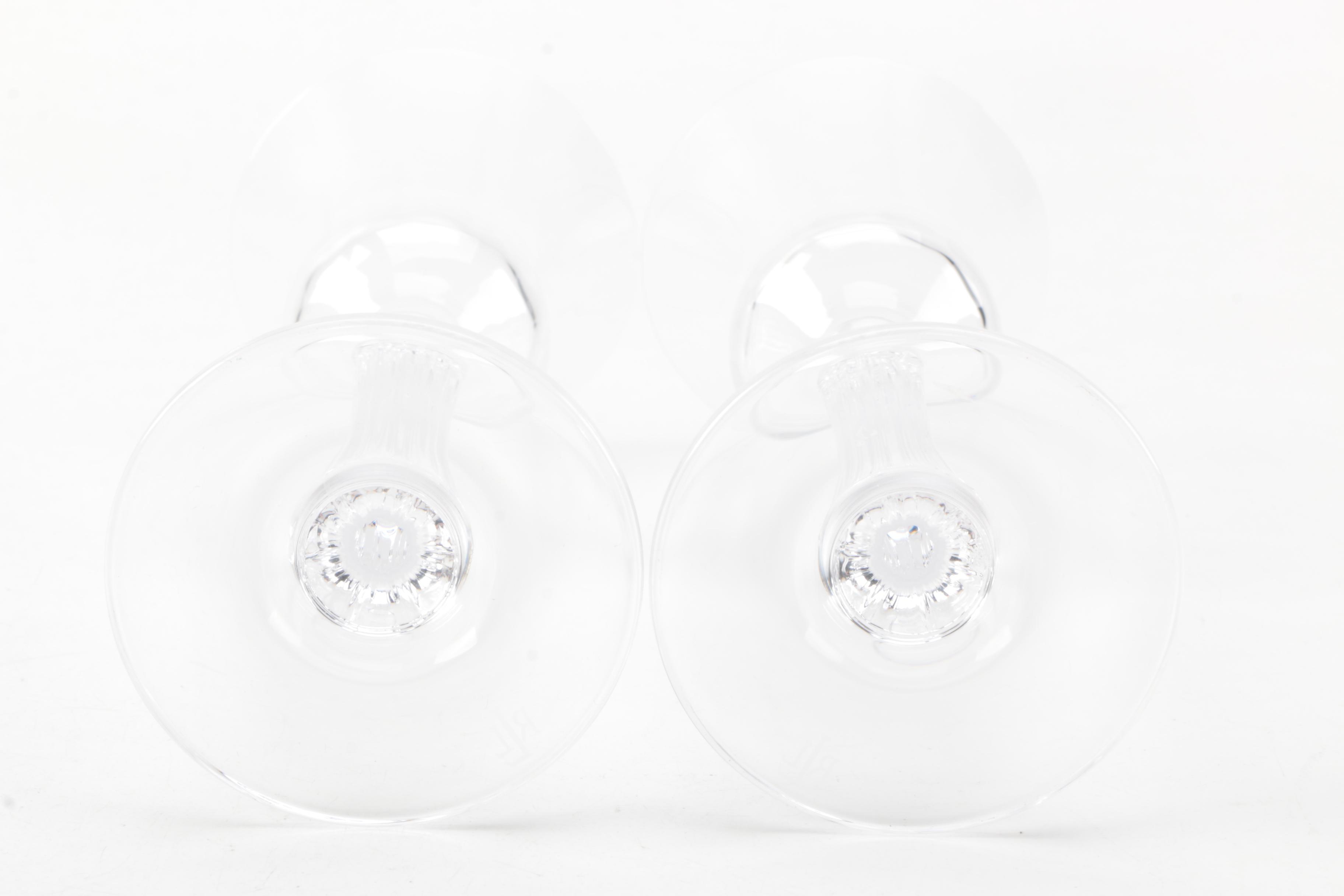 Pair of Ralph Lauren Crystal Wine Glasses