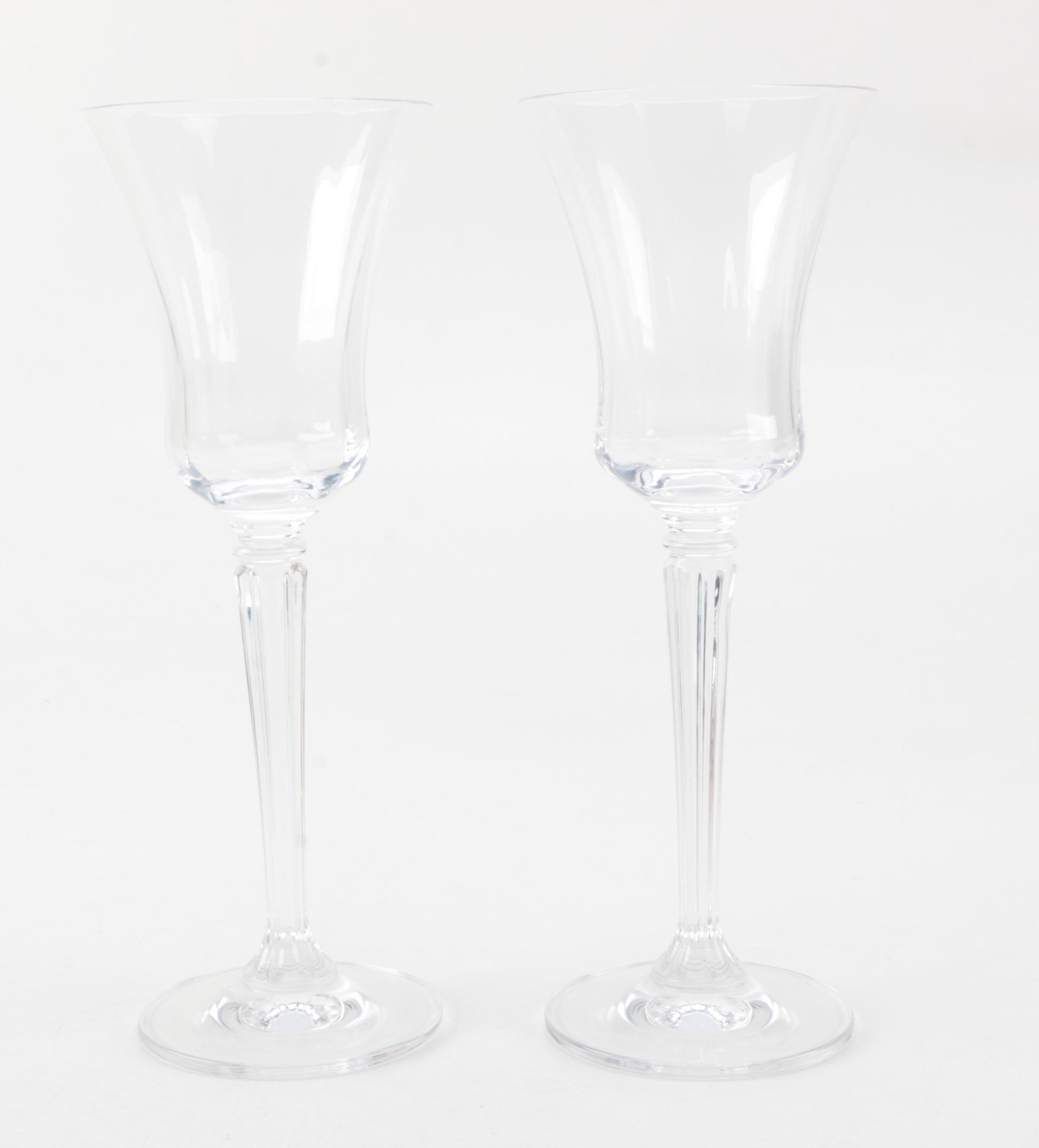 Pair of Ralph Lauren Crystal Wine Glasses