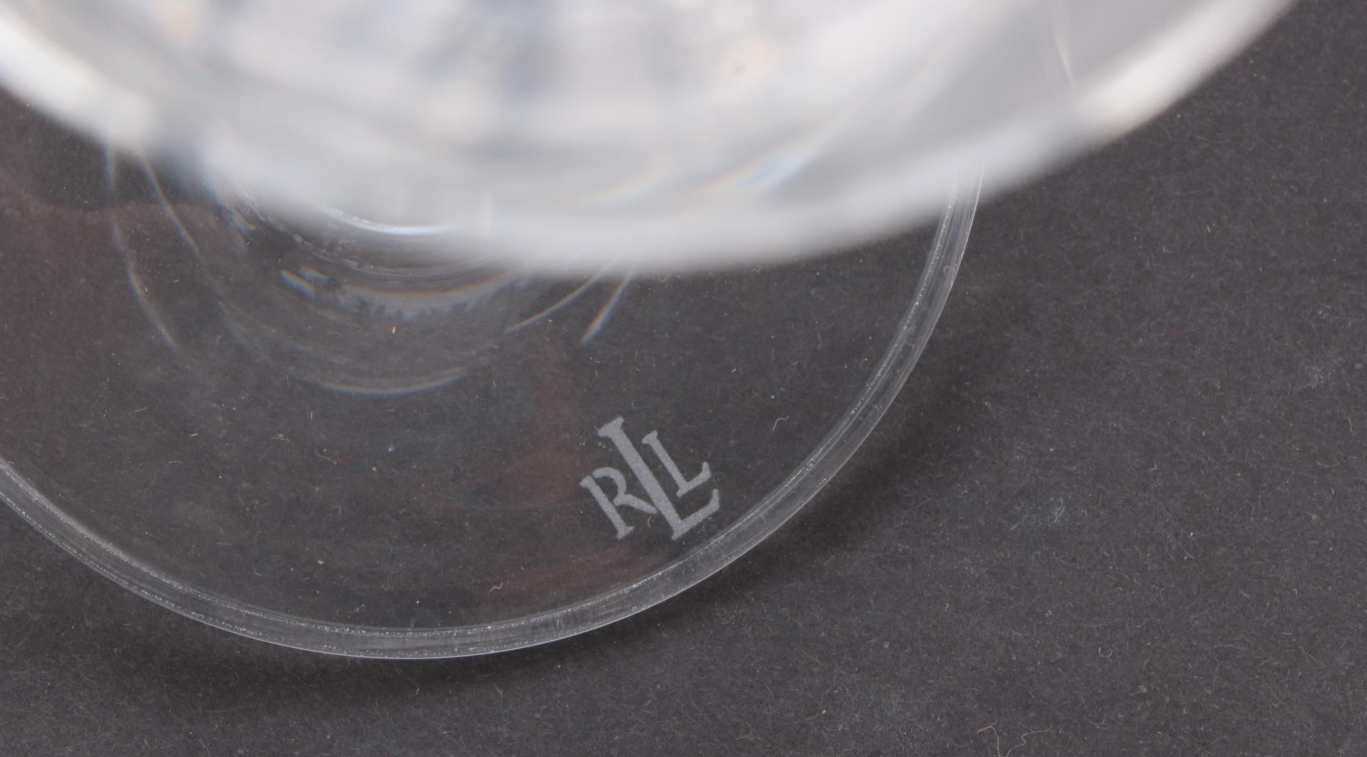 Pair of Ralph Lauren Crystal Wine Glasses