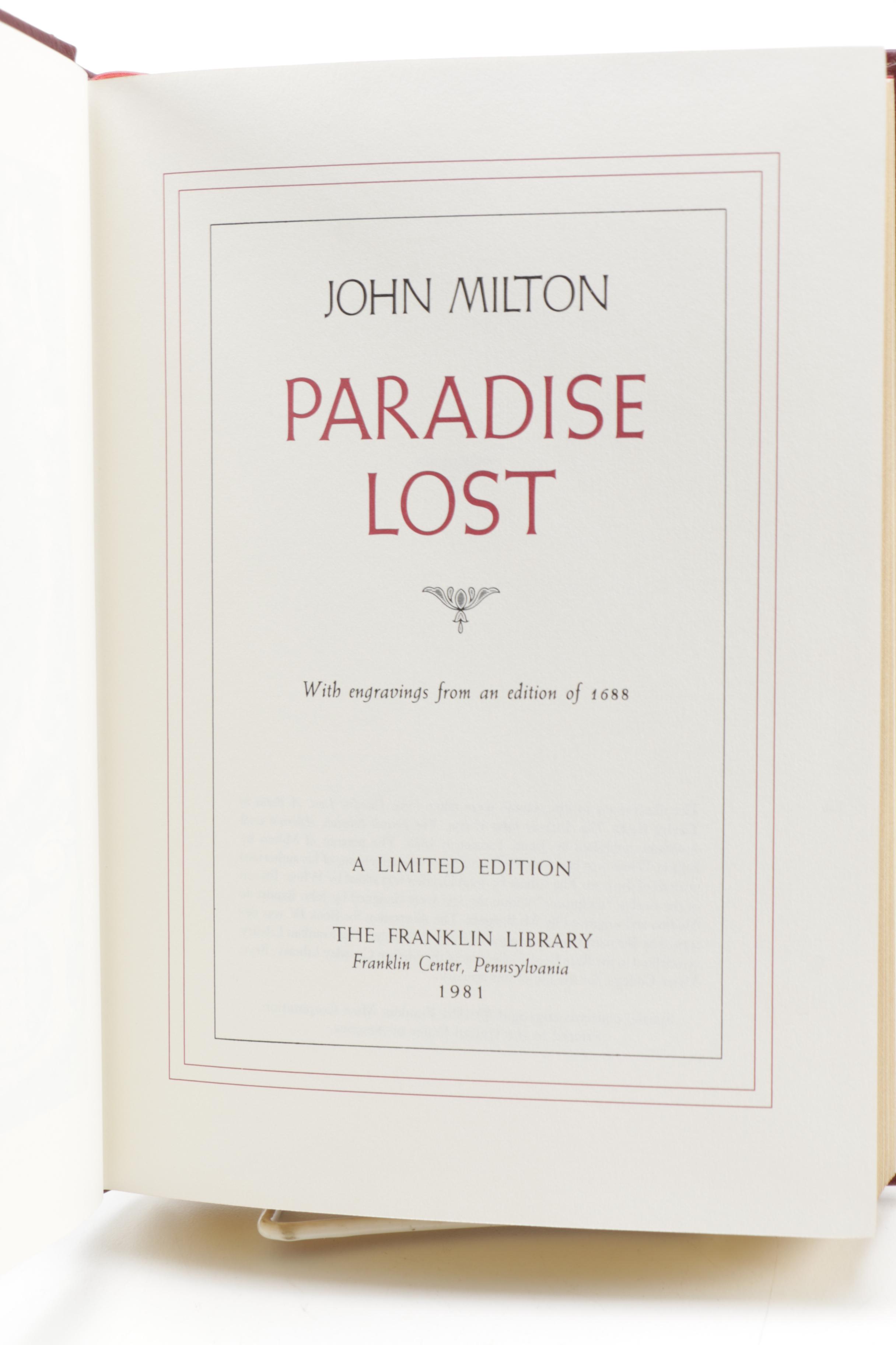 Franklin Library "100 Greatest Books of All Time" Religious Works