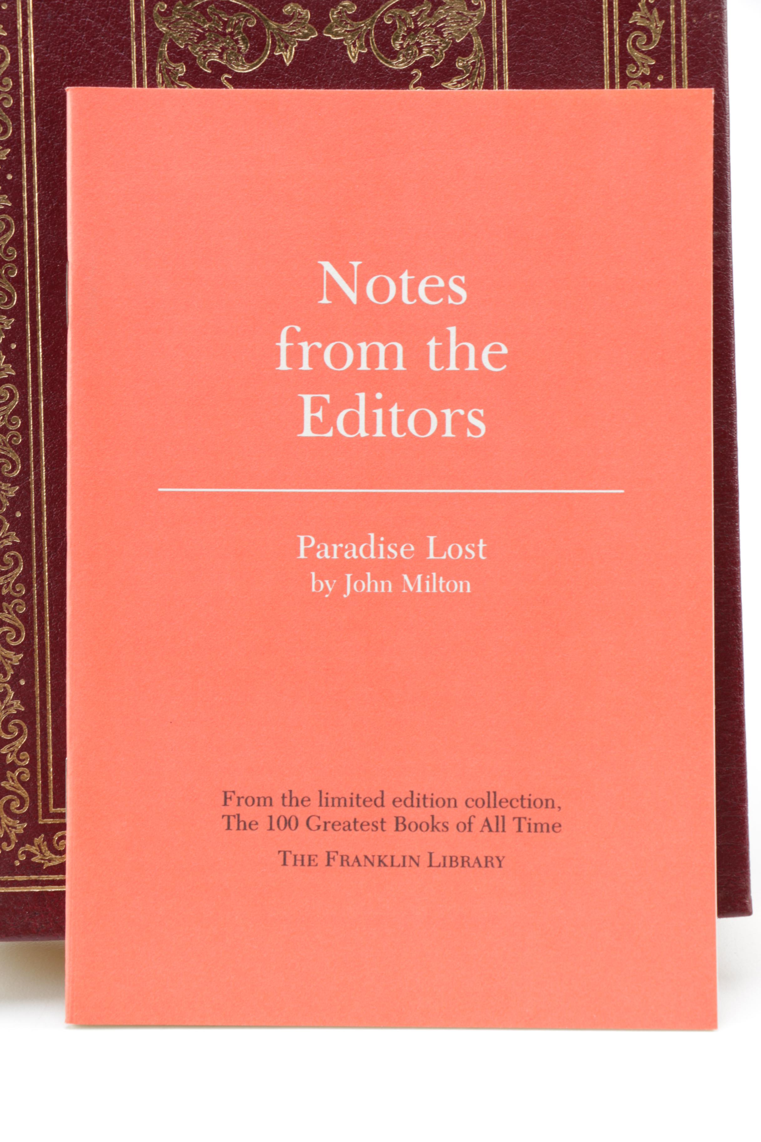 Franklin Library "100 Greatest Books of All Time" Religious Works