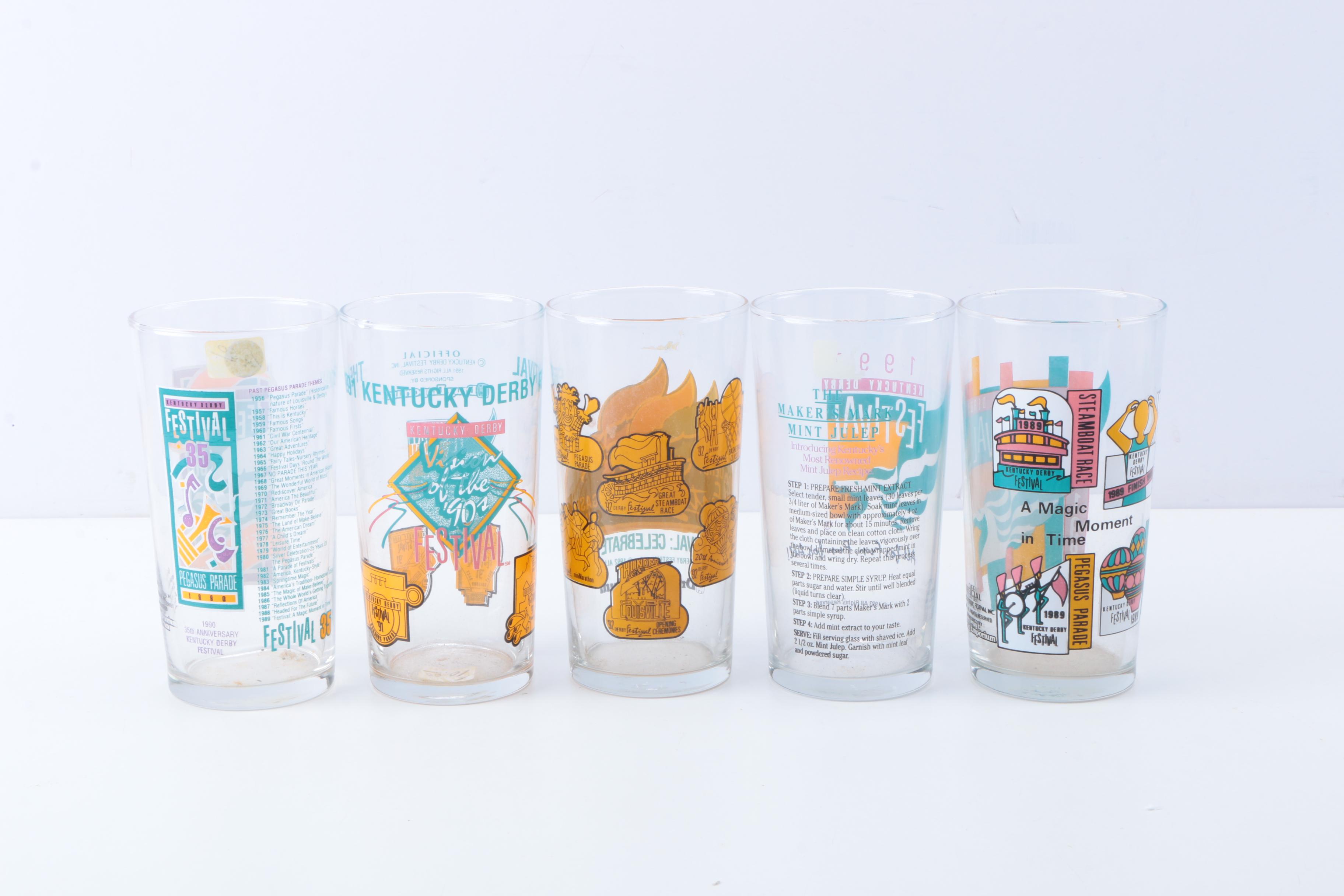Horse Racing Commemorative Bar Glasses
