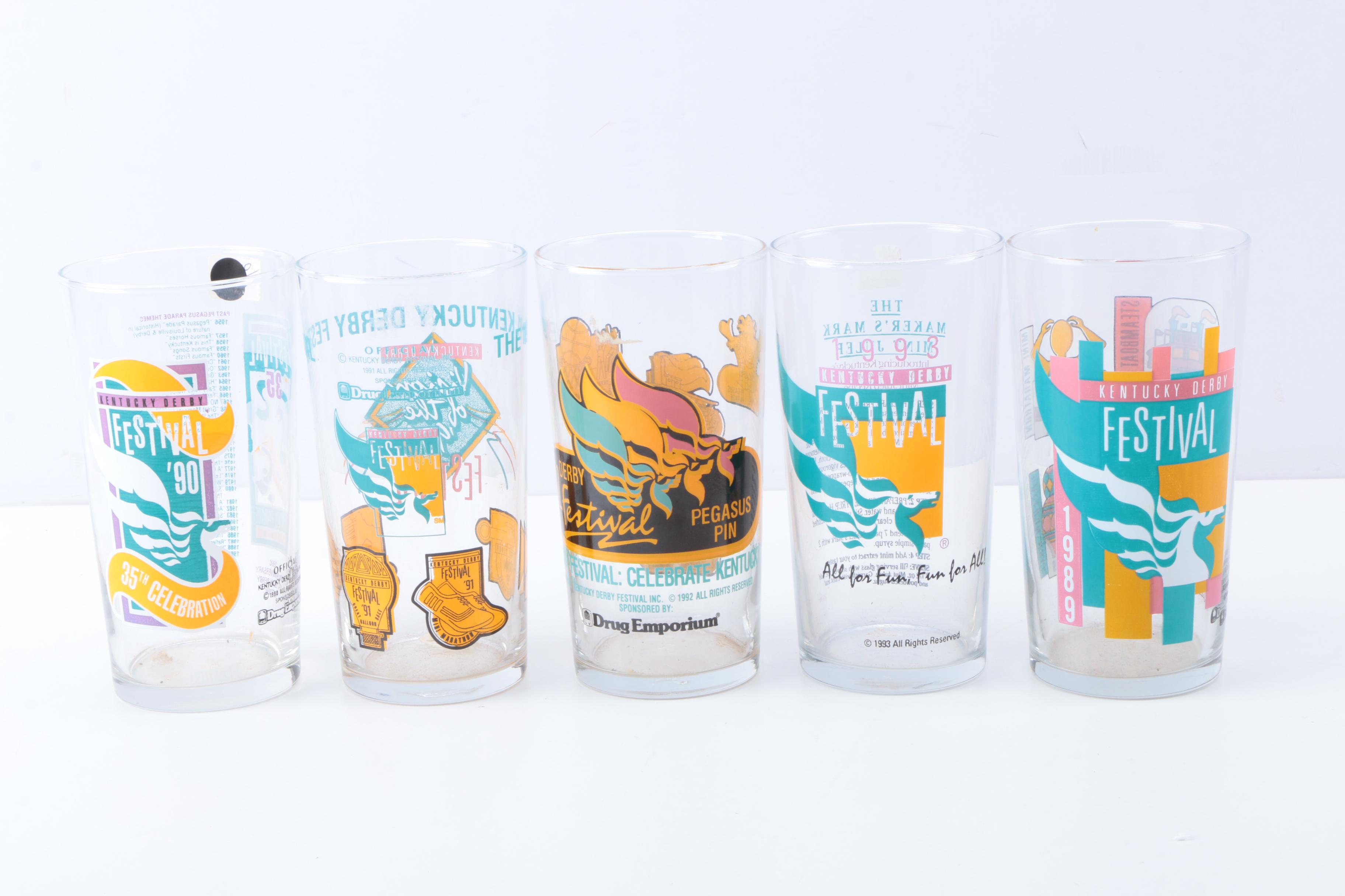 Horse Racing Commemorative Bar Glasses