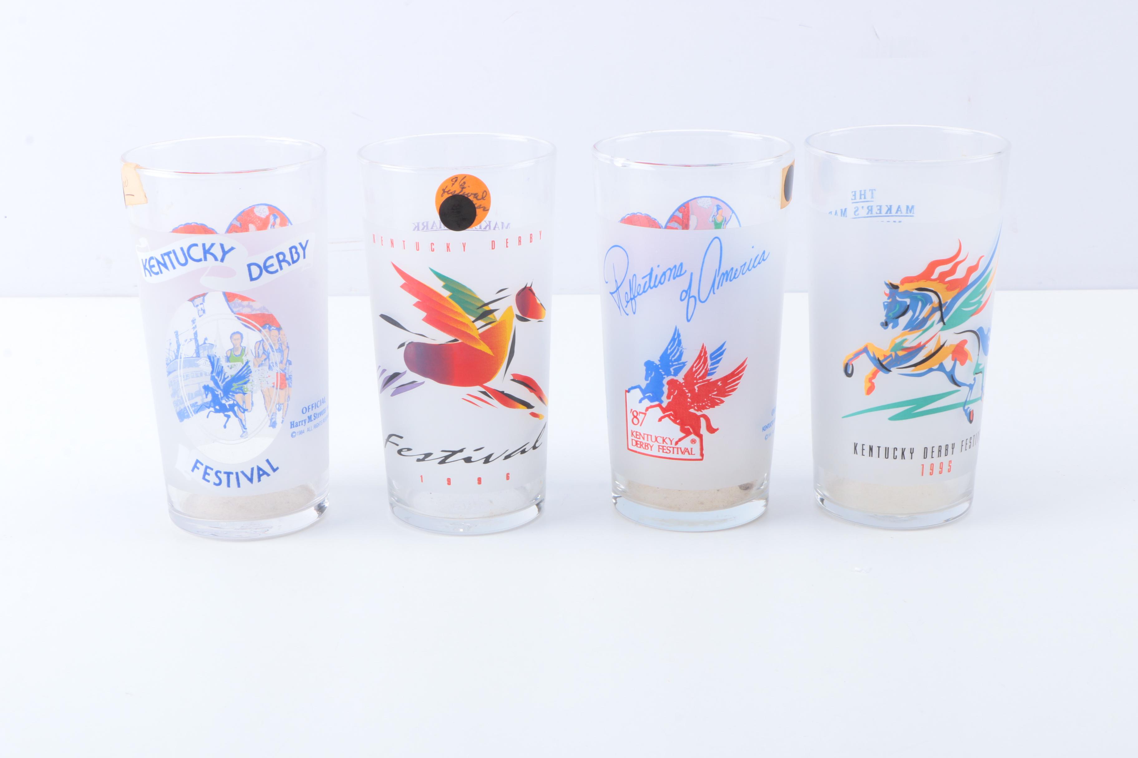 Horse Racing Commemorative Bar Glasses