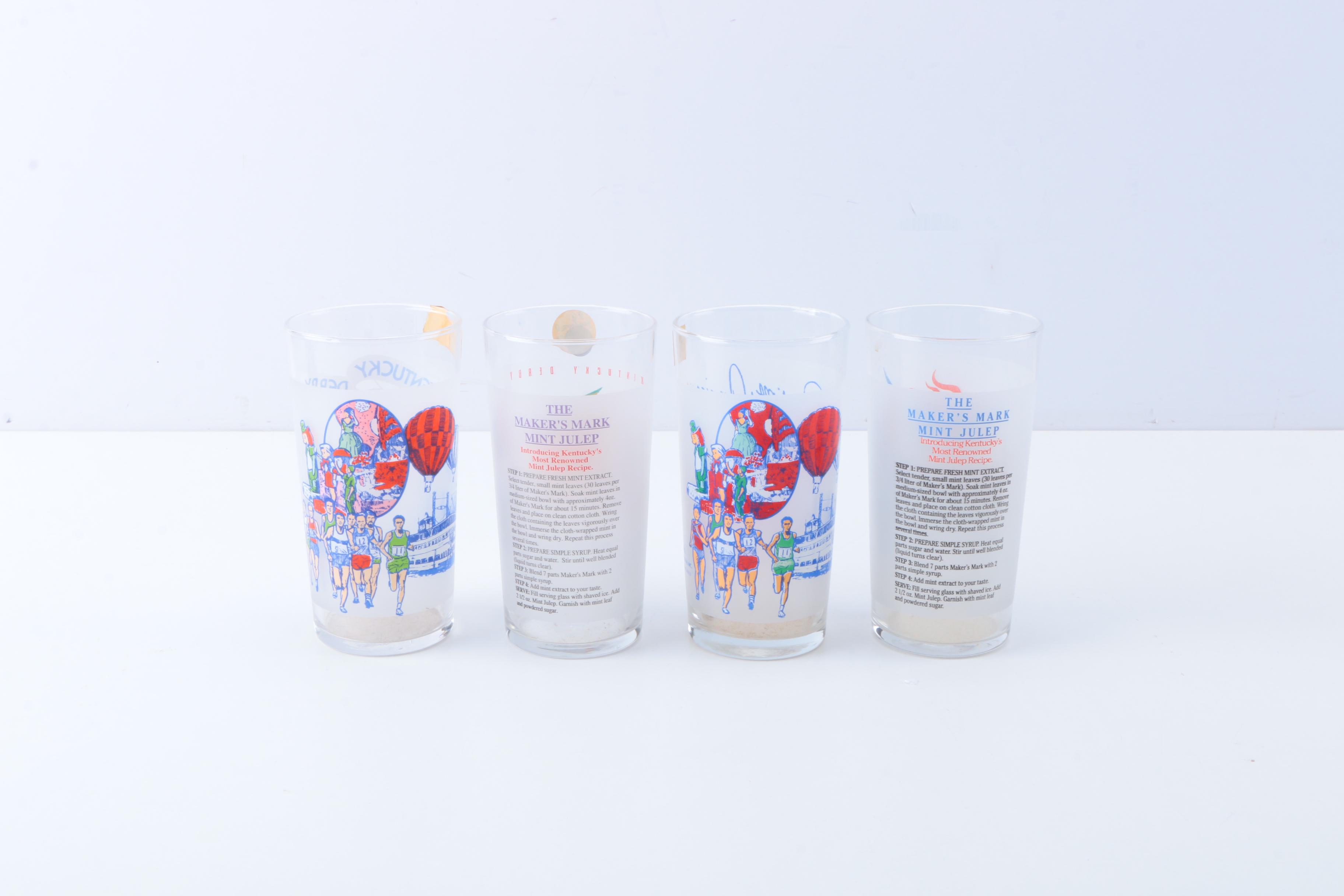 Horse Racing Commemorative Bar Glasses